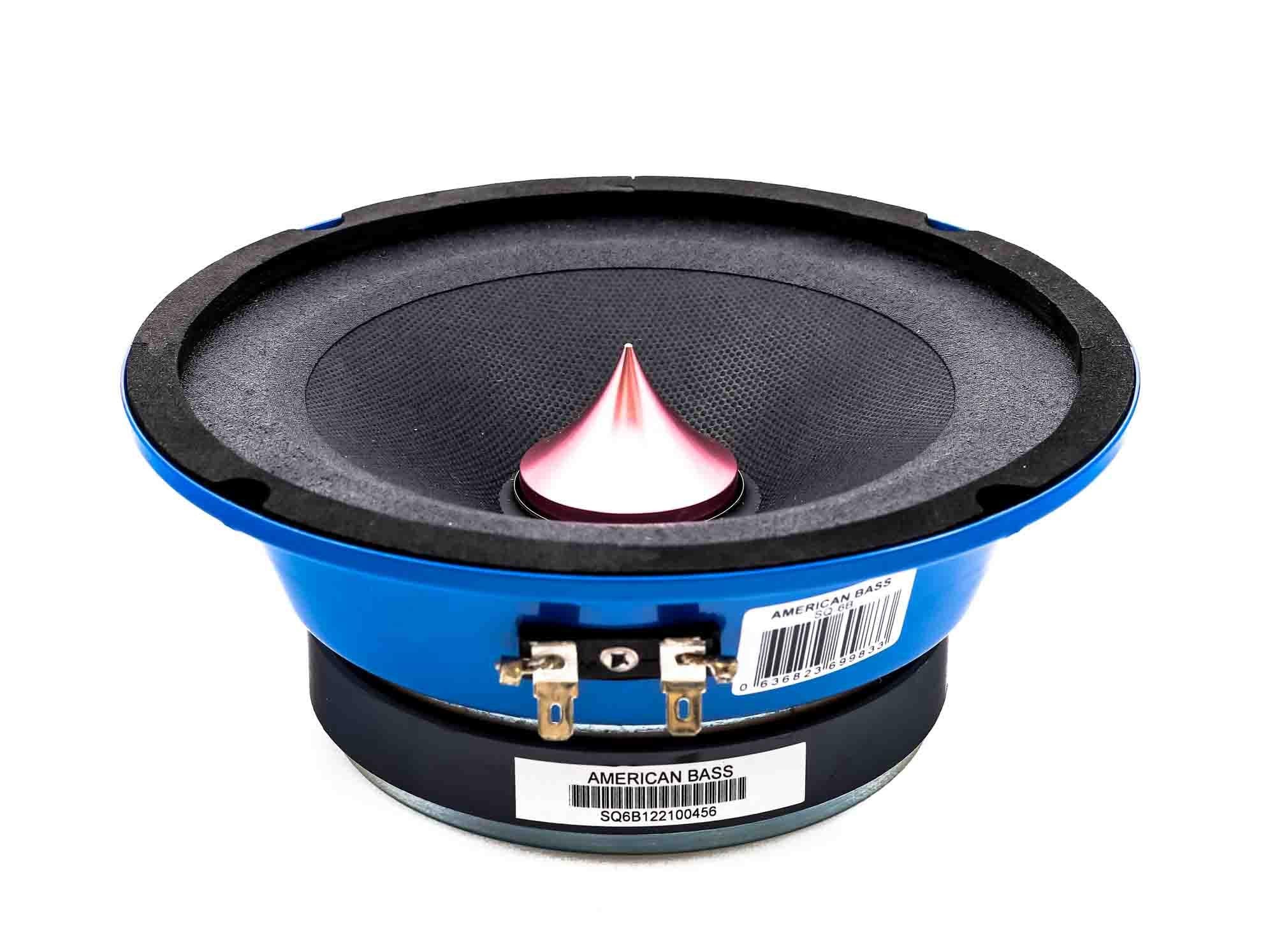 American Bass SQ 6B Mid Range Speaker 150 Watts