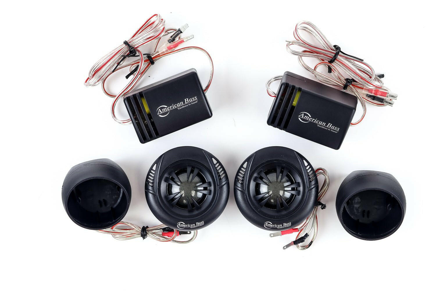 American Bass SQ T2 Teteron Dome Tweeters, 120 Watts (Pair)