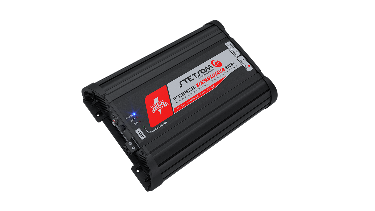 Stetsom FORCE EXTREME HIGH VOLTAGE - Mono Car Audio Amplifier (80,000 Watts RMS)