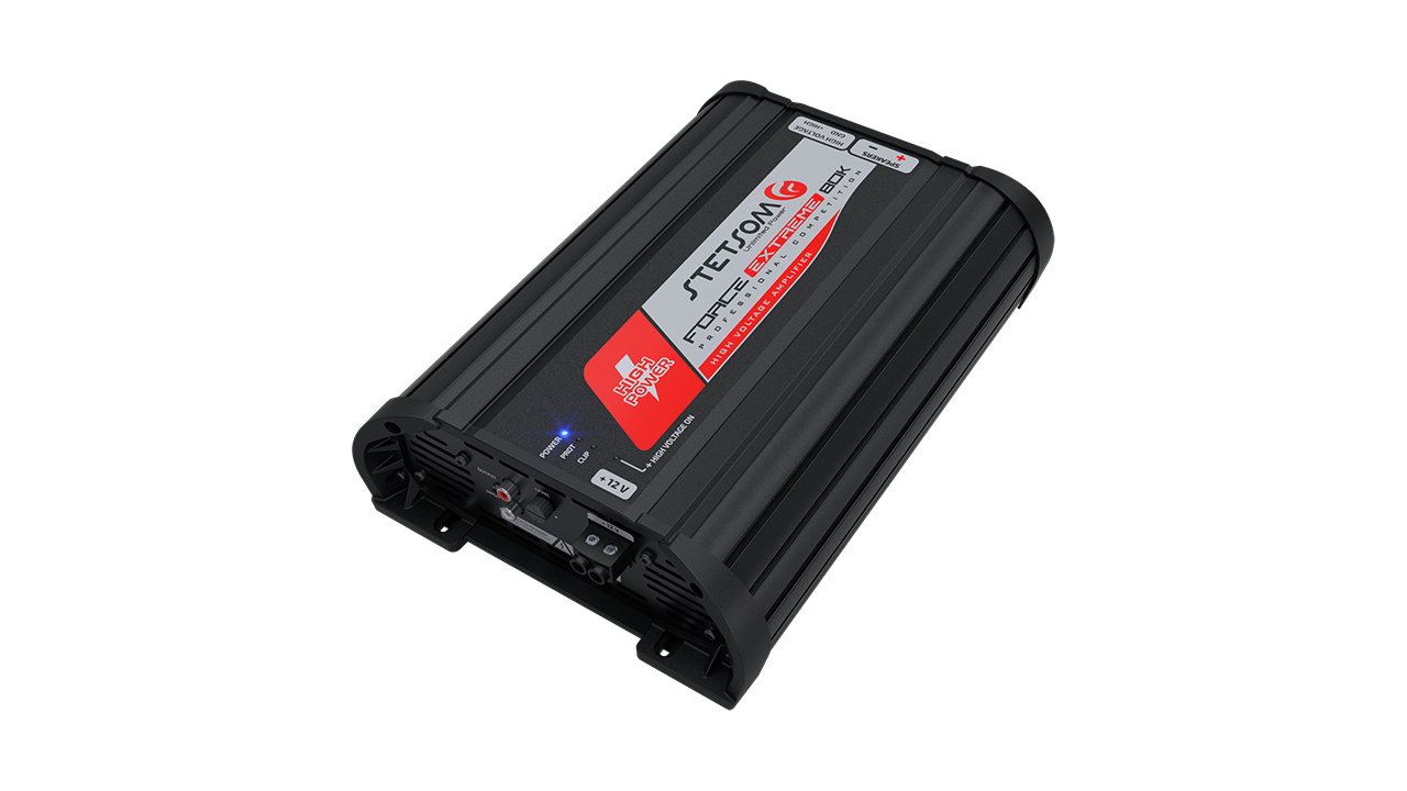 Stetsom FORCE EXTREME HIGH VOLTAGE - Mono Car Audio Amplifier (80,000 Watts RMS)