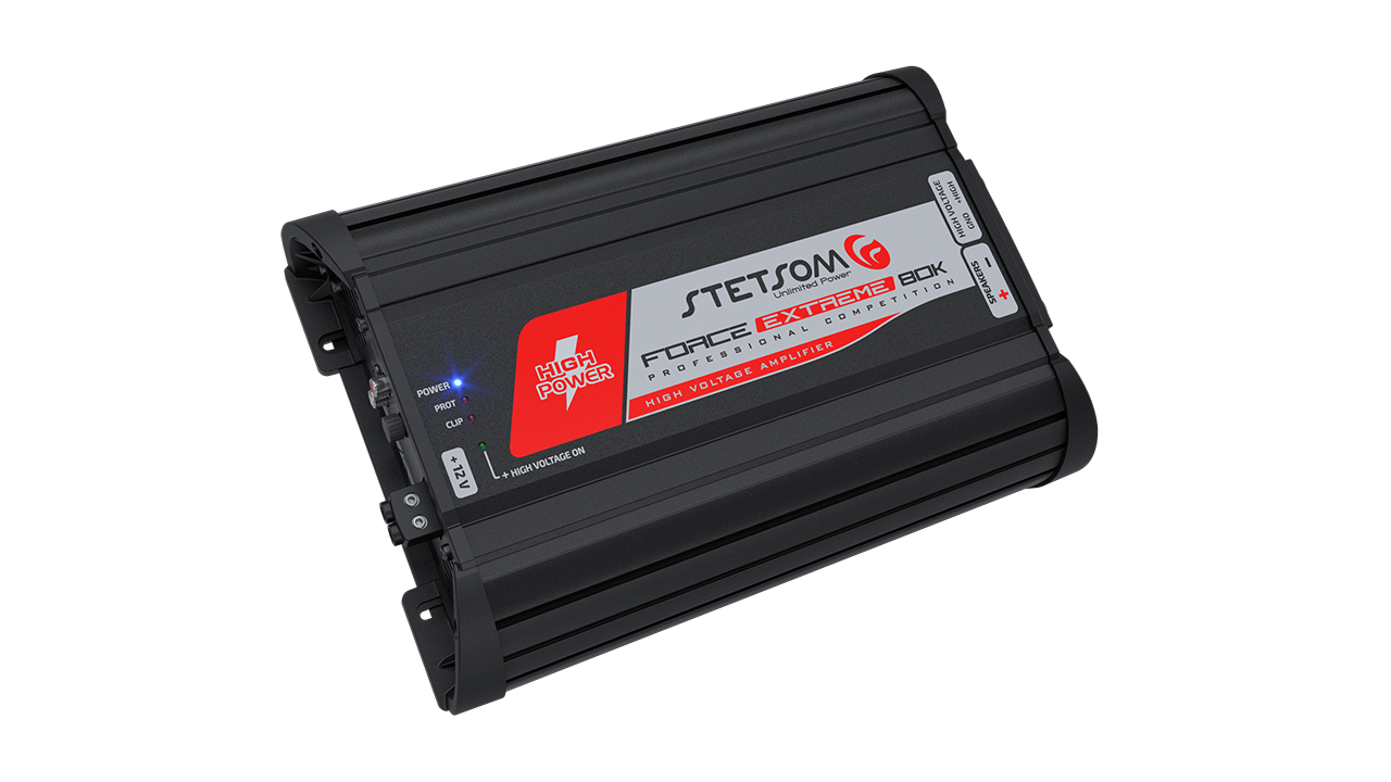 Stetsom FORCE EXTREME HIGH VOLTAGE - Mono Car Audio Amplifier (80,000 Watts RMS)
