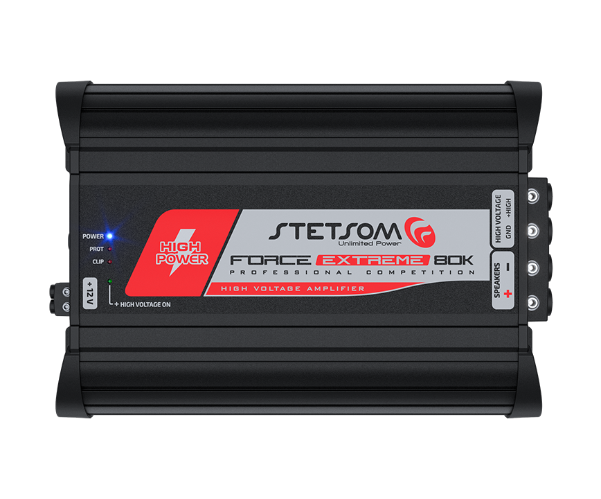 Stetsom FORCE EXTREME HIGH VOLTAGE - Mono Car Audio Amplifier (80,000 Watts RMS)