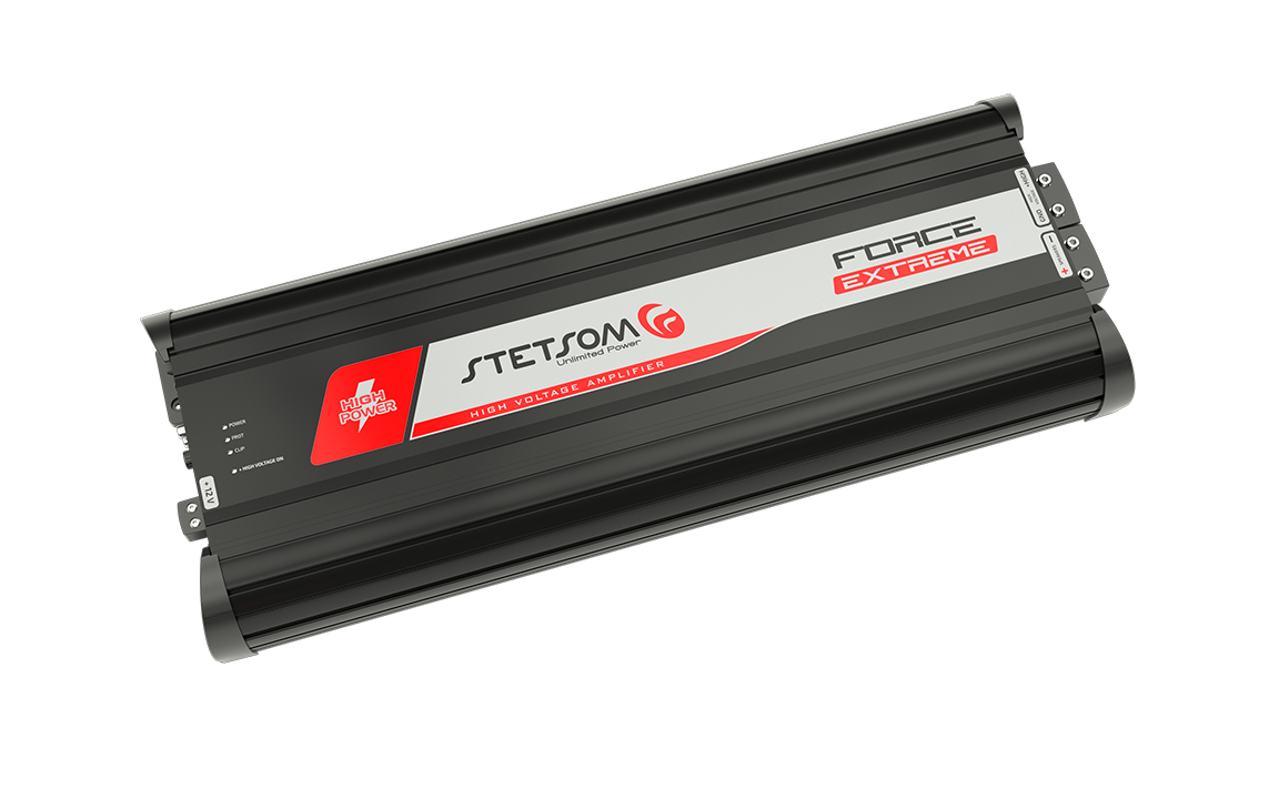 Stetsom FORCE EXTREME HIGH VOLTAGE - Mono Car Audio Amplifier (180,000 Watts RMS)