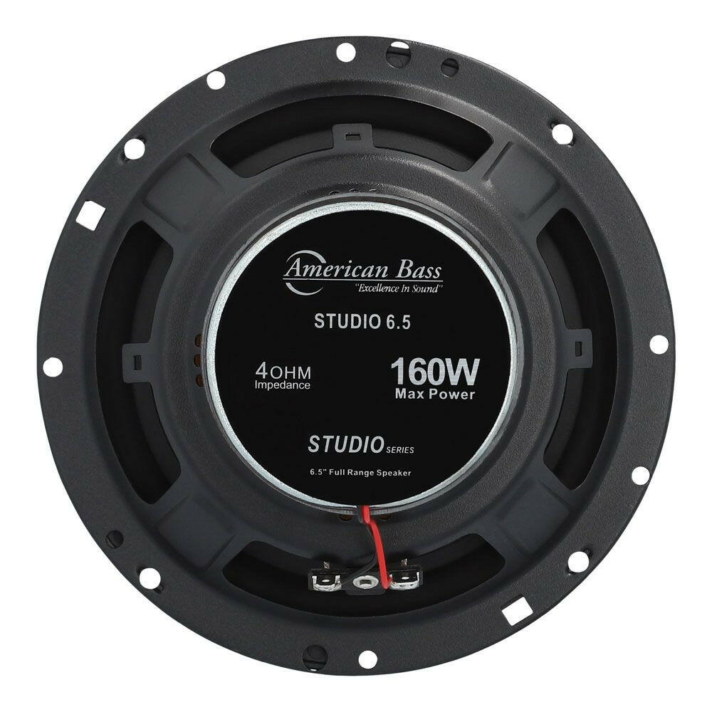 American Bass Studio 6.5" Full Range Speakers 80 Watts (Pair)