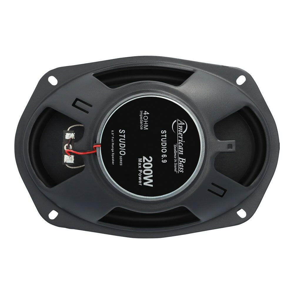 American Bass Studio 6.9" Full Range Speakers 100 Watts (Pair)