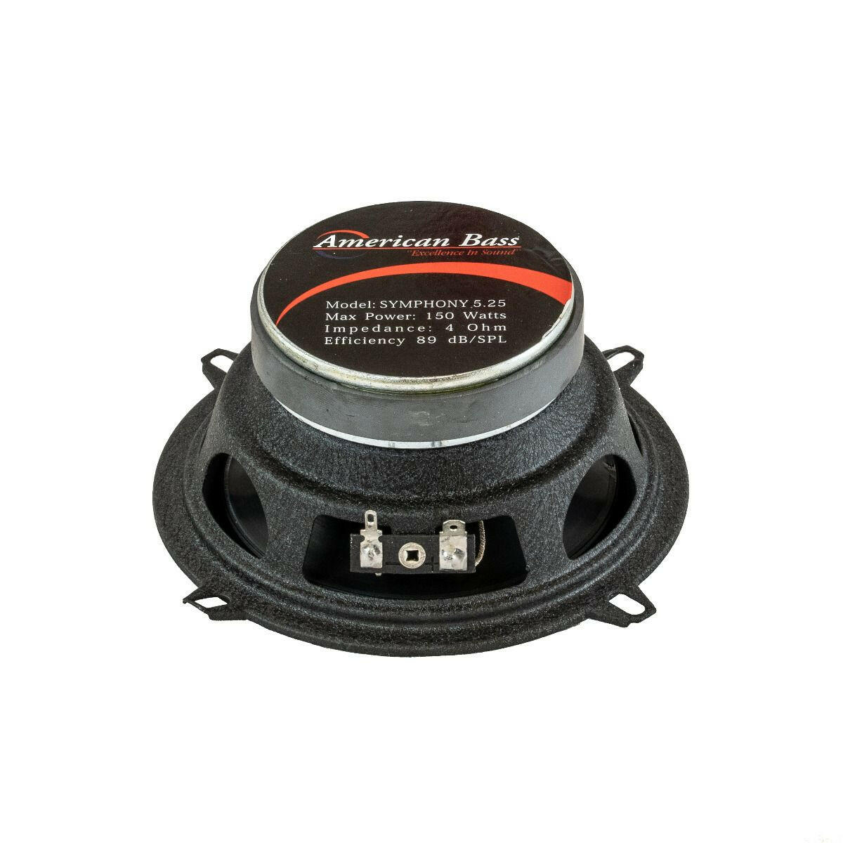 American Bass Symphony 5.25" Full Range Speakers 75 Watts (Pair)