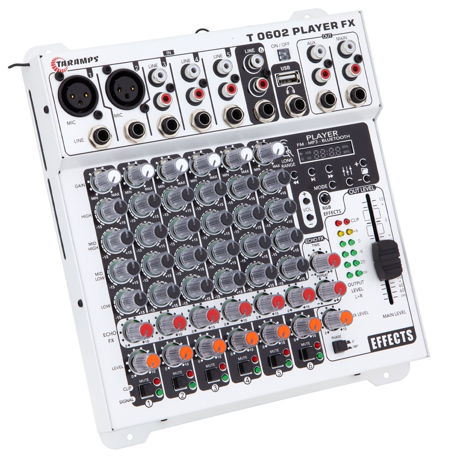 Taramps T 0602 MULTICOLOR RGB Audio Mixer - 2