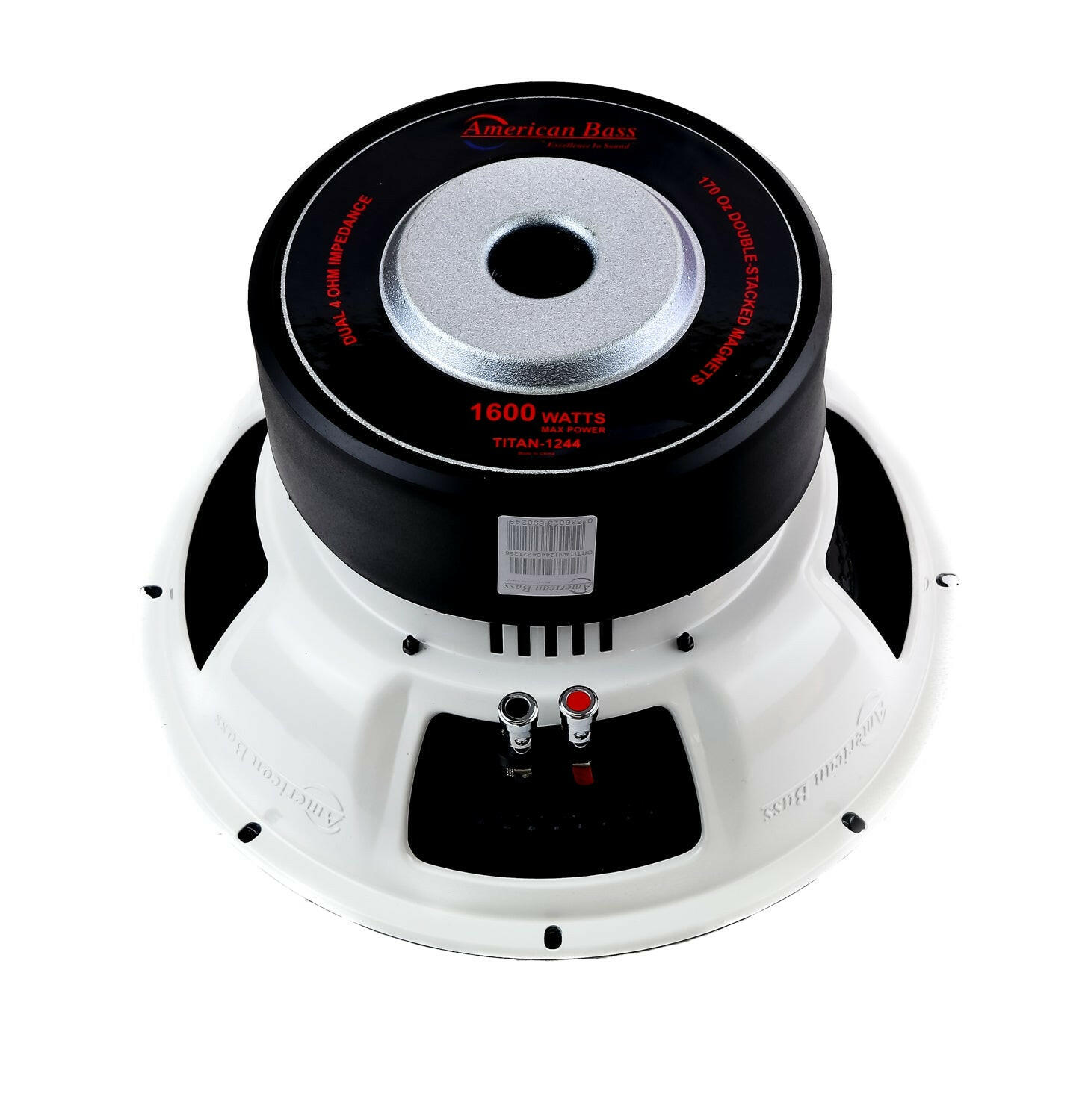 American Bass Titan 12" Car Subwoofer 800 Watts RMS Dual Voice Coil 4 Ohm