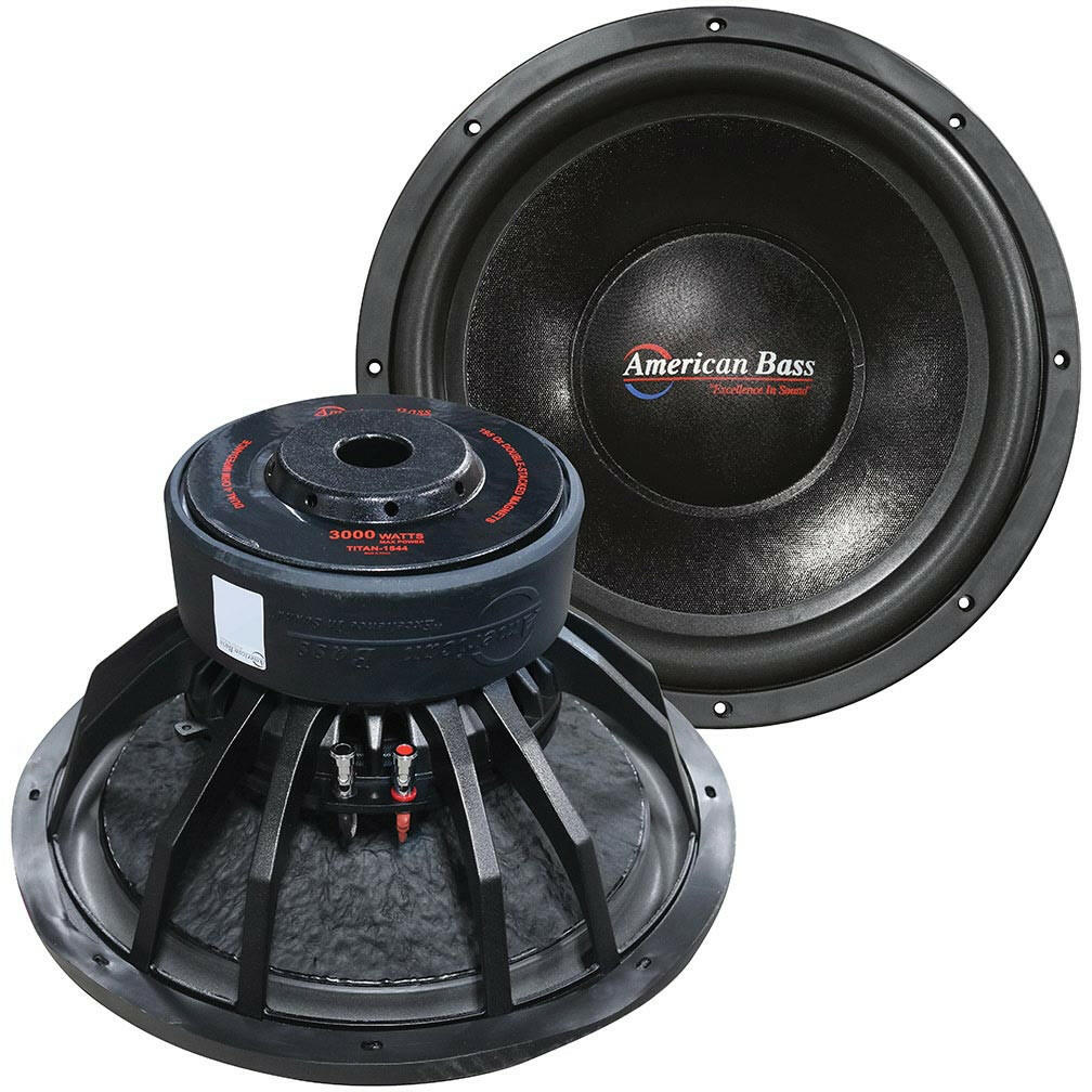 American Bass Titan 15" Car Subwoofer 800 Watts RMS Dual Voice Coil 4 Ohm