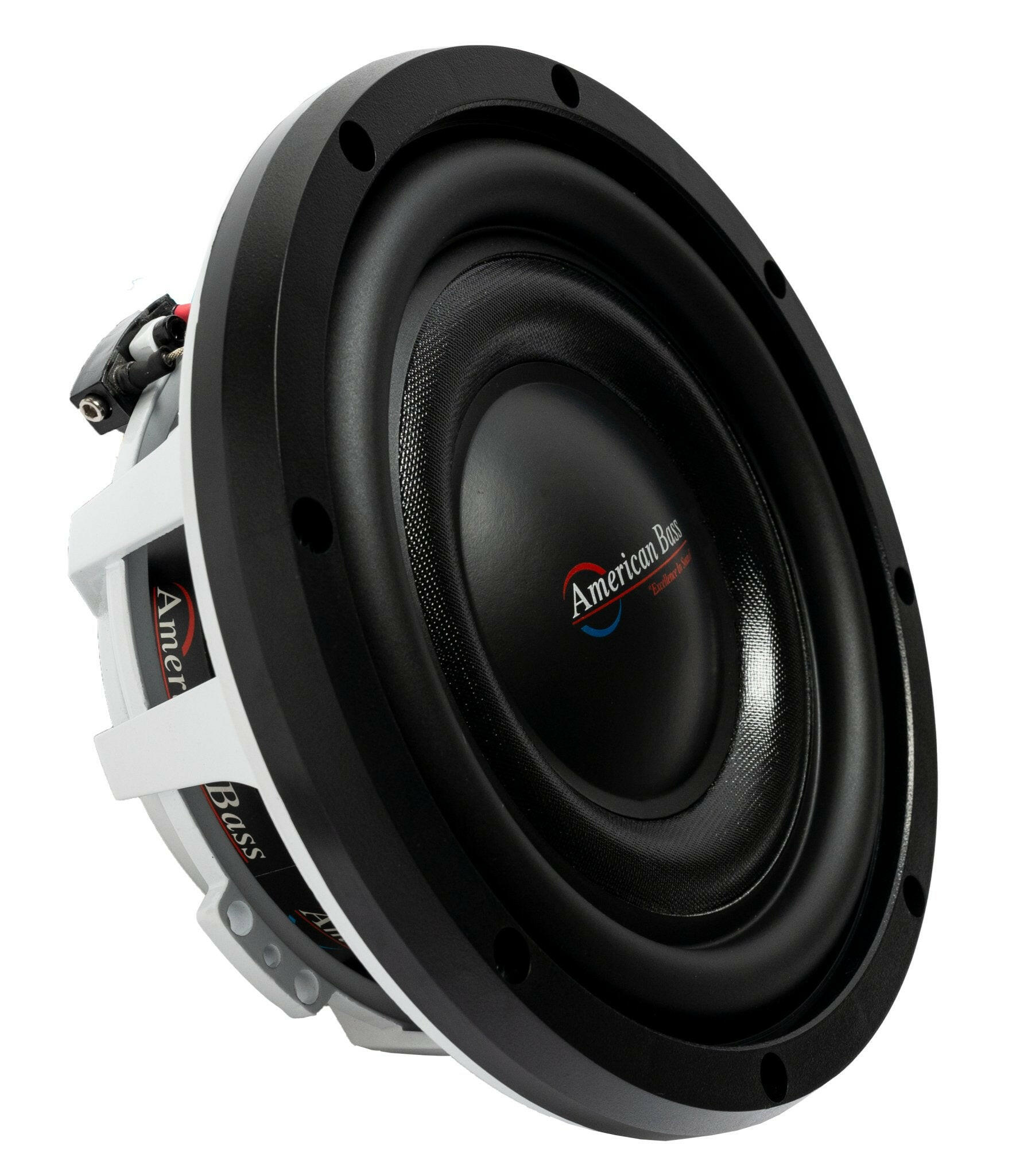 American Bass Titanium 8" Car Subwoofer 500 Watts RMS Dual Voice Coil 4 Ohm (Shallow Mount)