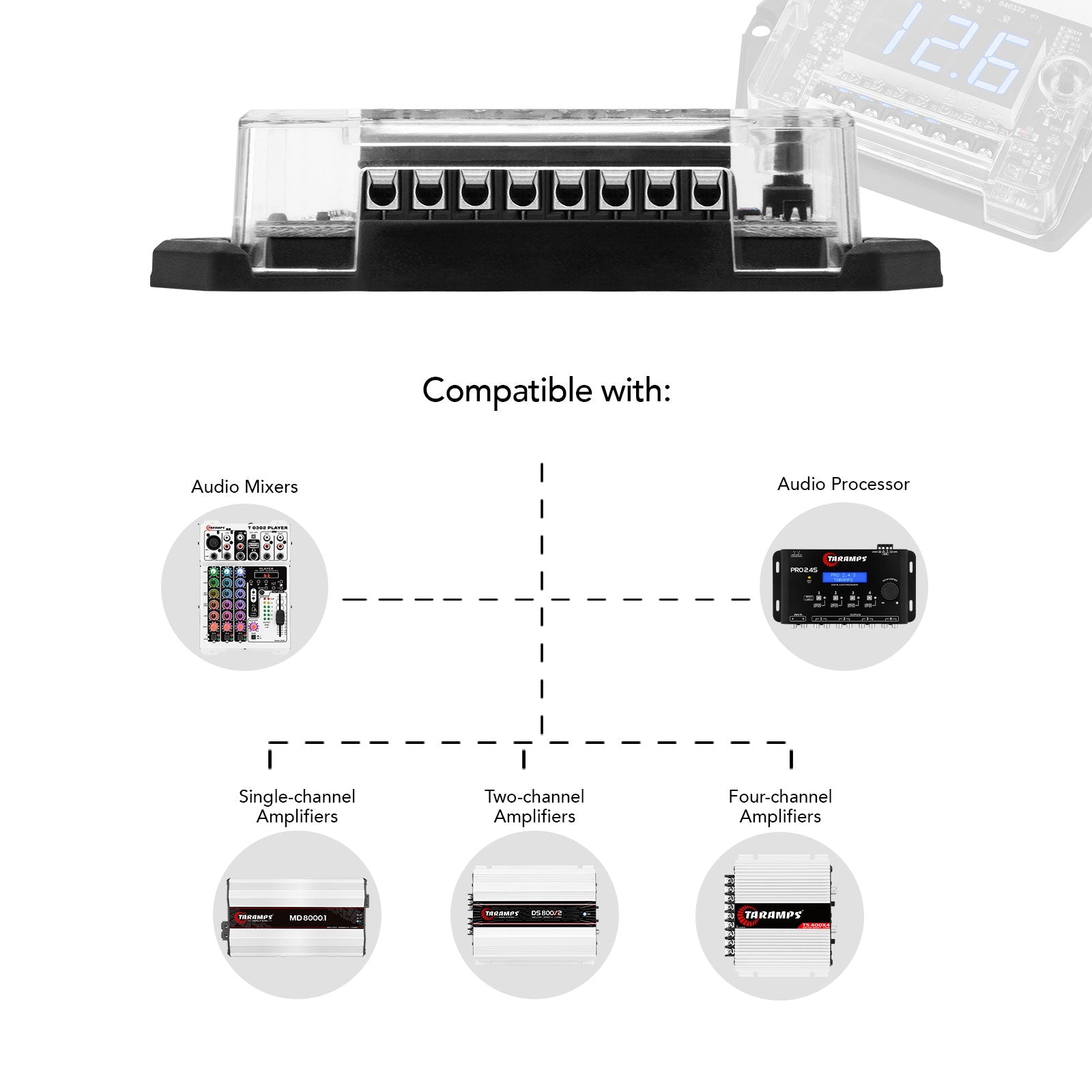 Taramps VTS 5.1 Automotive Digital Voltmeter - 8