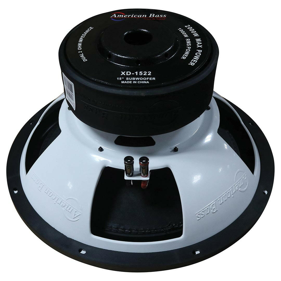 American Bass XD 15" Car Subwoofer 1000 Watts RMS Dual Voice Coil 2 Ohm or 4 Ohm