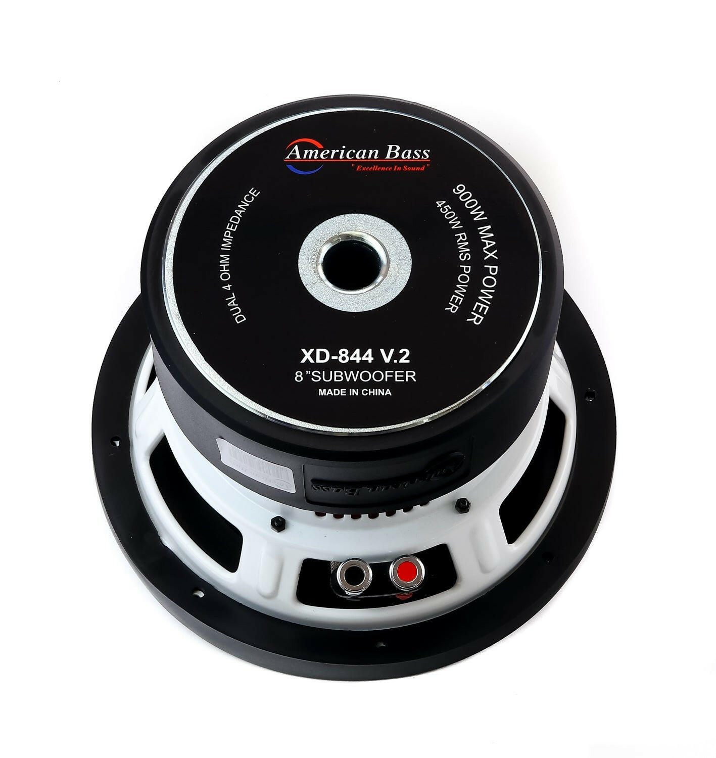 American Bass XD 8" Car Subwoofer 450 Watts RMS Dual Voice Coil 4 Ohm