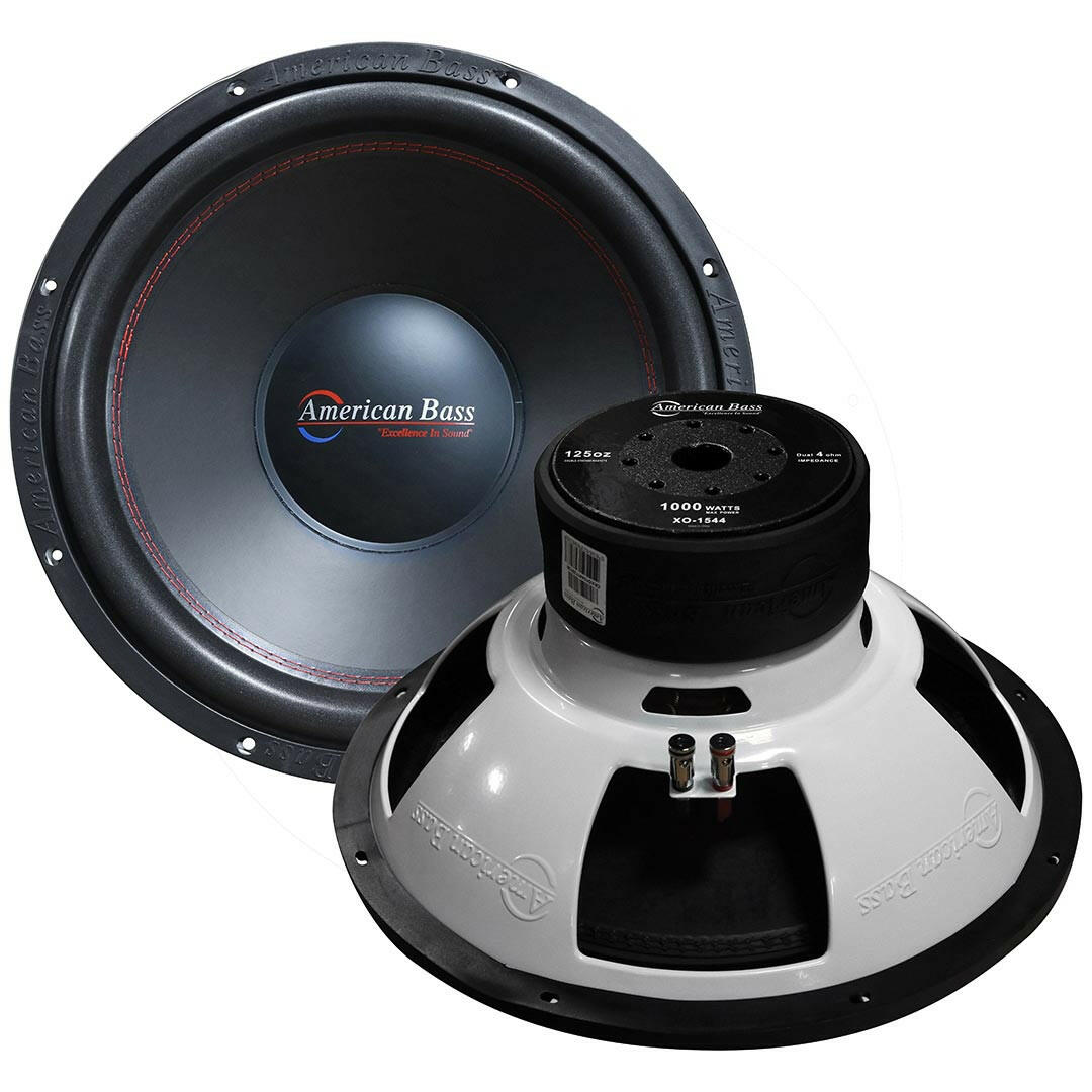 American Bass XO 15" Car Subwoofer 500 Watts RMS Dual Voice Coil 4 Ohm