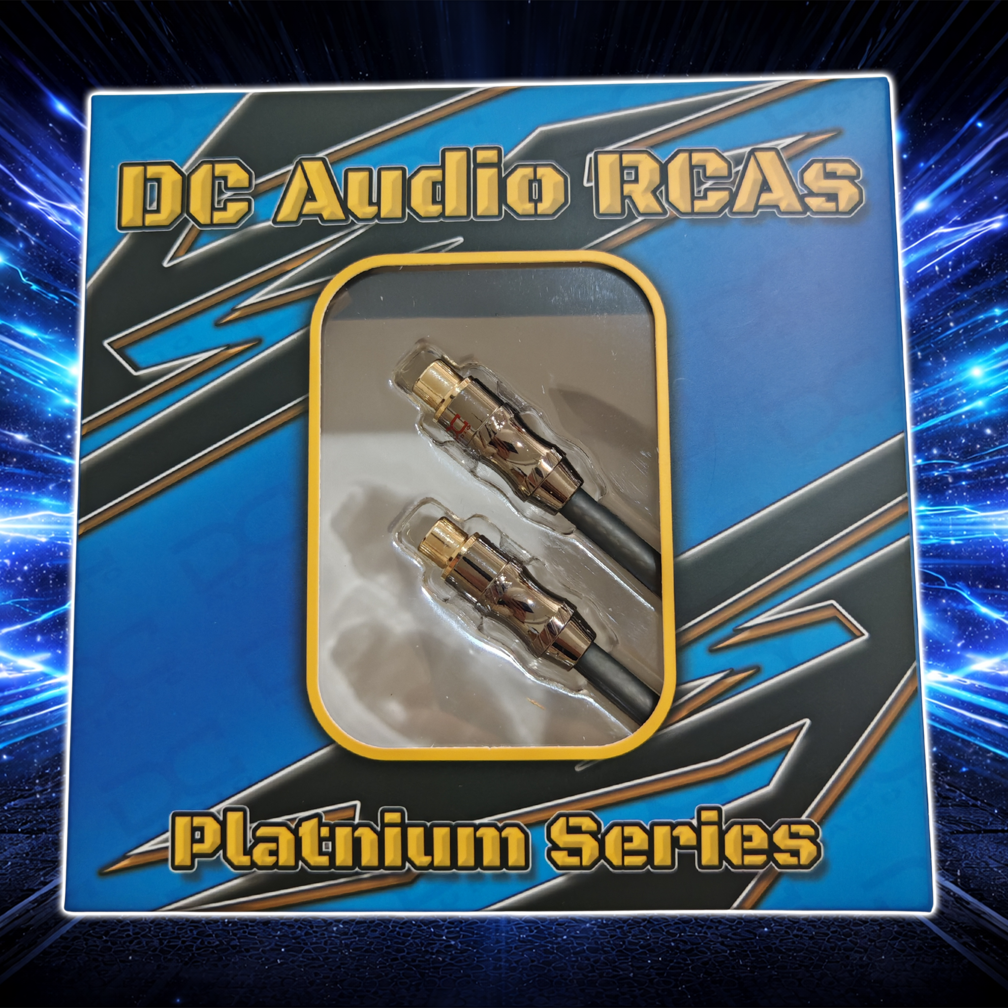DC Audio Platinum Series RCA Y-Adapter 1 Male to 2 Female