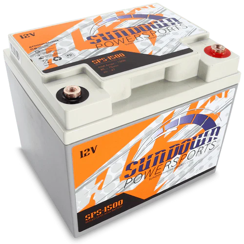 AGM car audio battery for a second battery upgrade