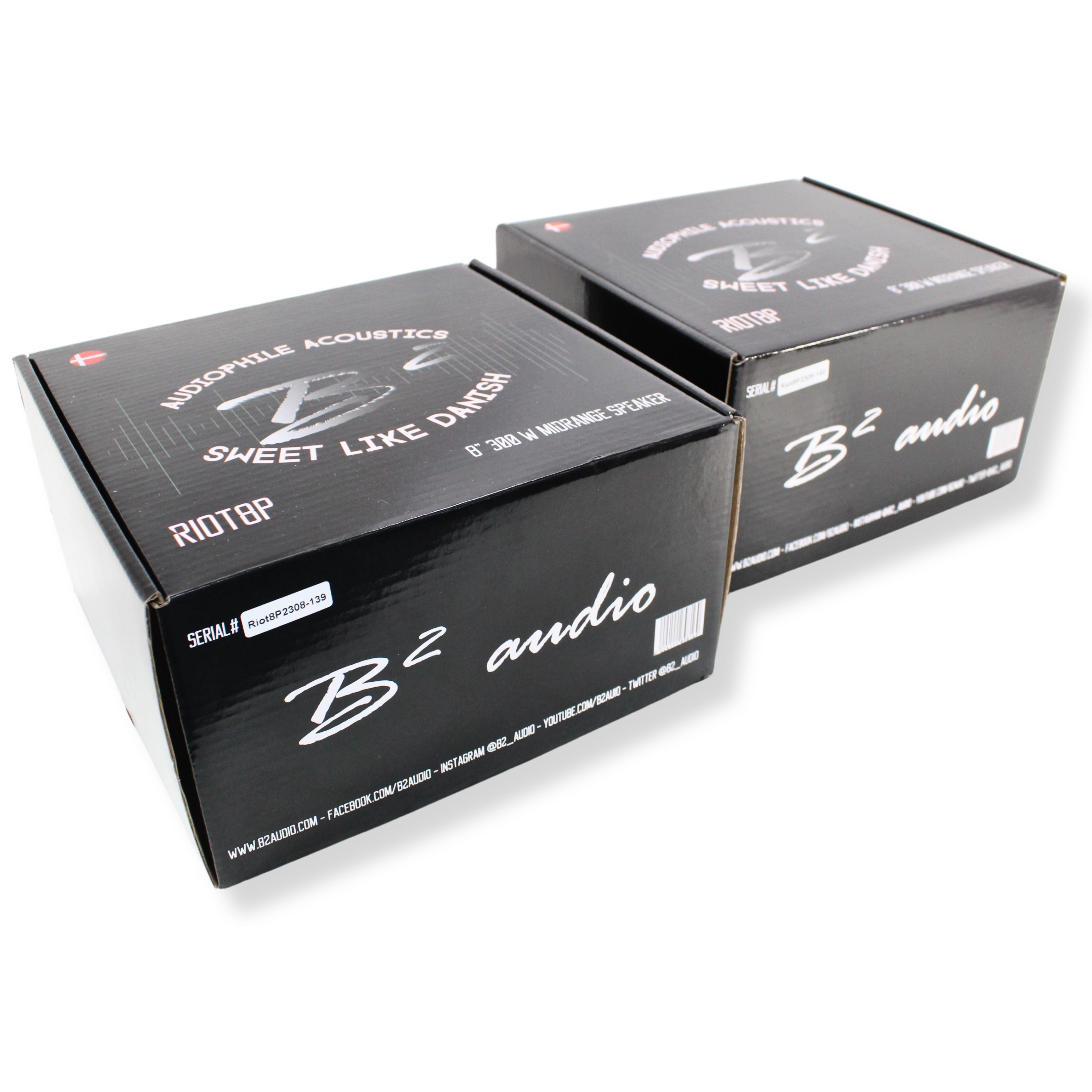 B2 Audio RIOT8P 8" Pro Audio Speaker 150W RMS 4 Ohm (Pair) — image 8