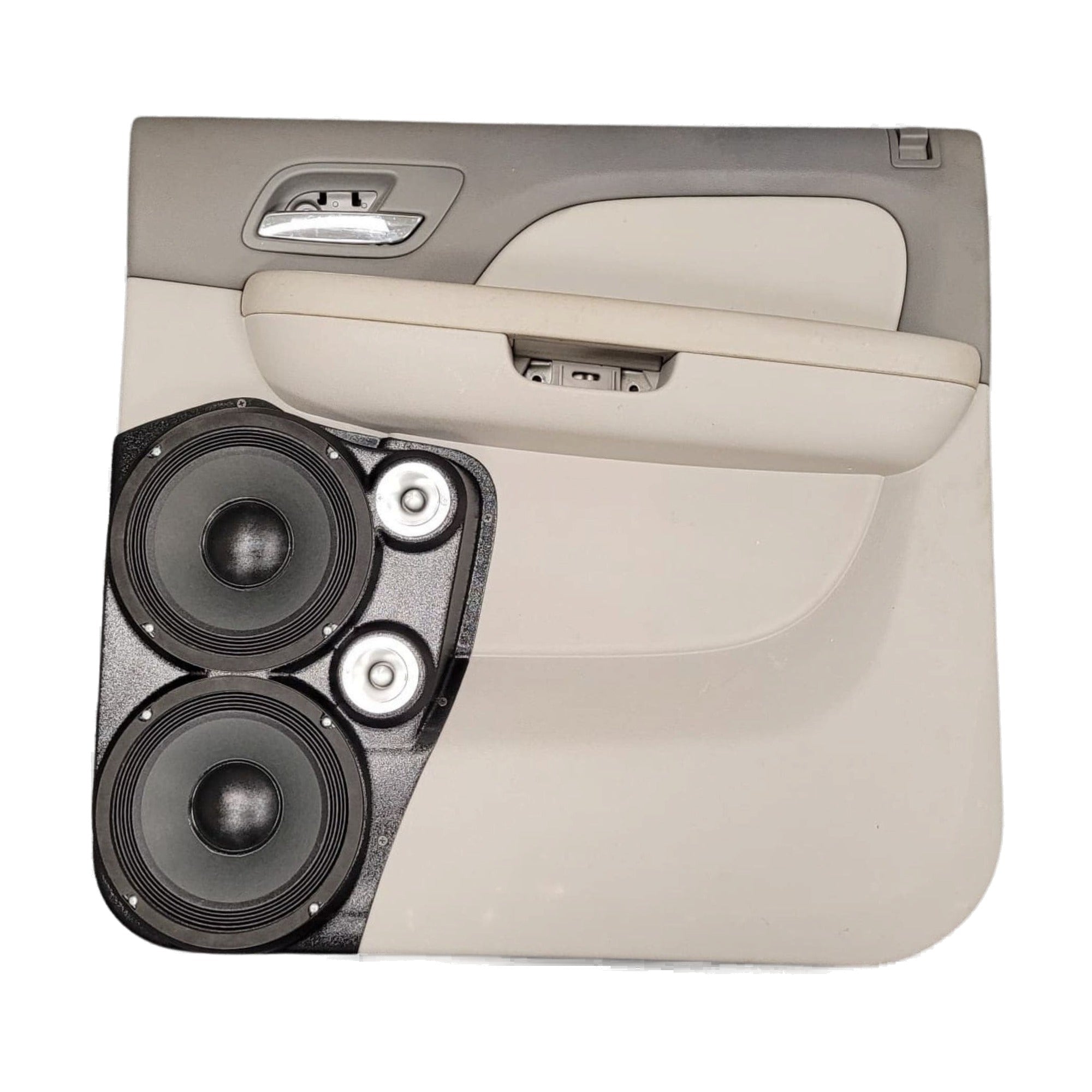Custom Speaker Pods 07-GM-FT-UH-EW-RD-FA Dual 8" + Dual 2" Tweeter Rear Pods - 07-09 Escalade