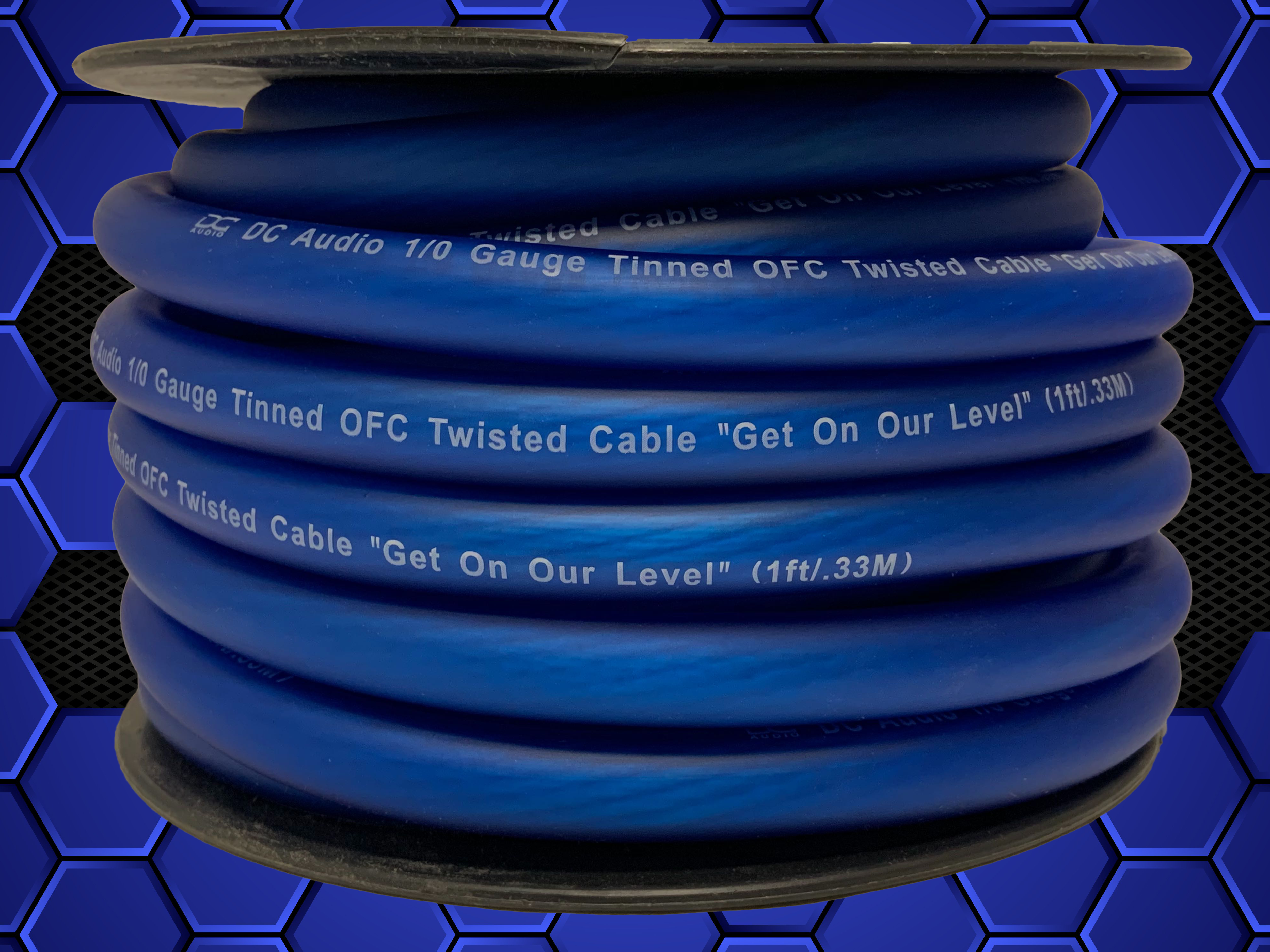 DC Audio 1/0 Gauge Tinned OFC Power / Ground Wire