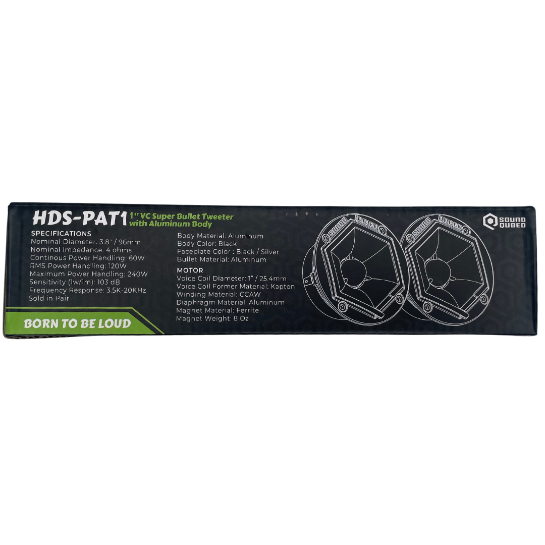SoundQubed HDS HDS-PAT1 Car Audio Tweeter