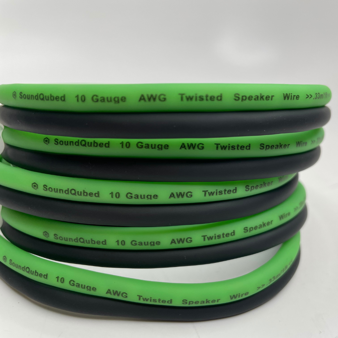 SoundQubed Speaker Wire 10 Gauge 200 Ft. GRN