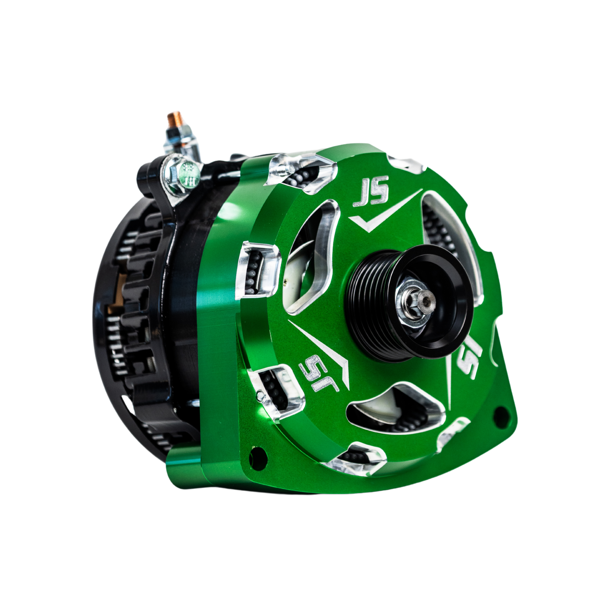 1996-2024 GM Billet High Output Alternator (Green)
