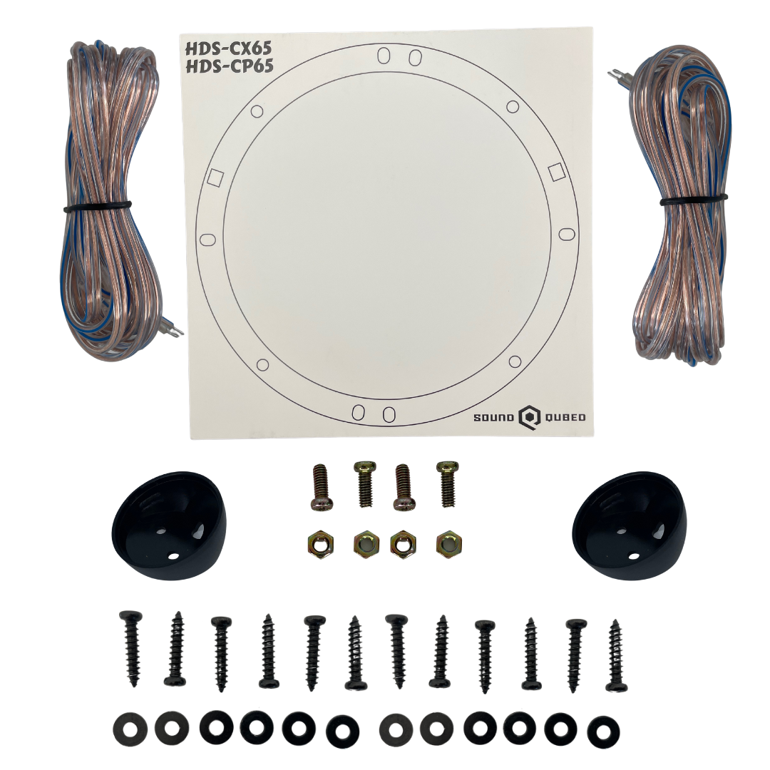 SoundQubed HDS 6.5" Component Speaker Set Car Audio