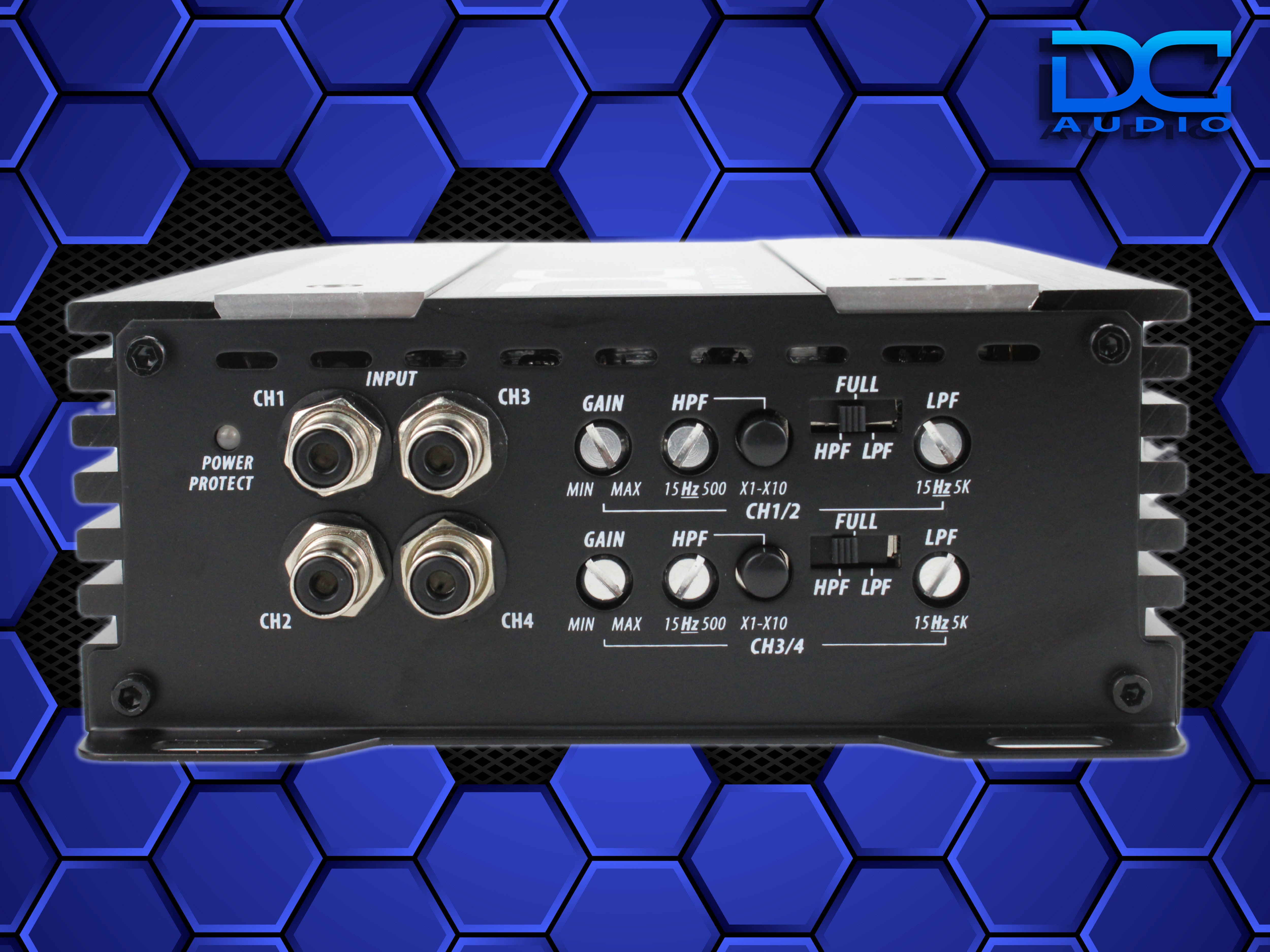 DC Audio PS1200x4 4-Channel Amplifier 1200W RMS