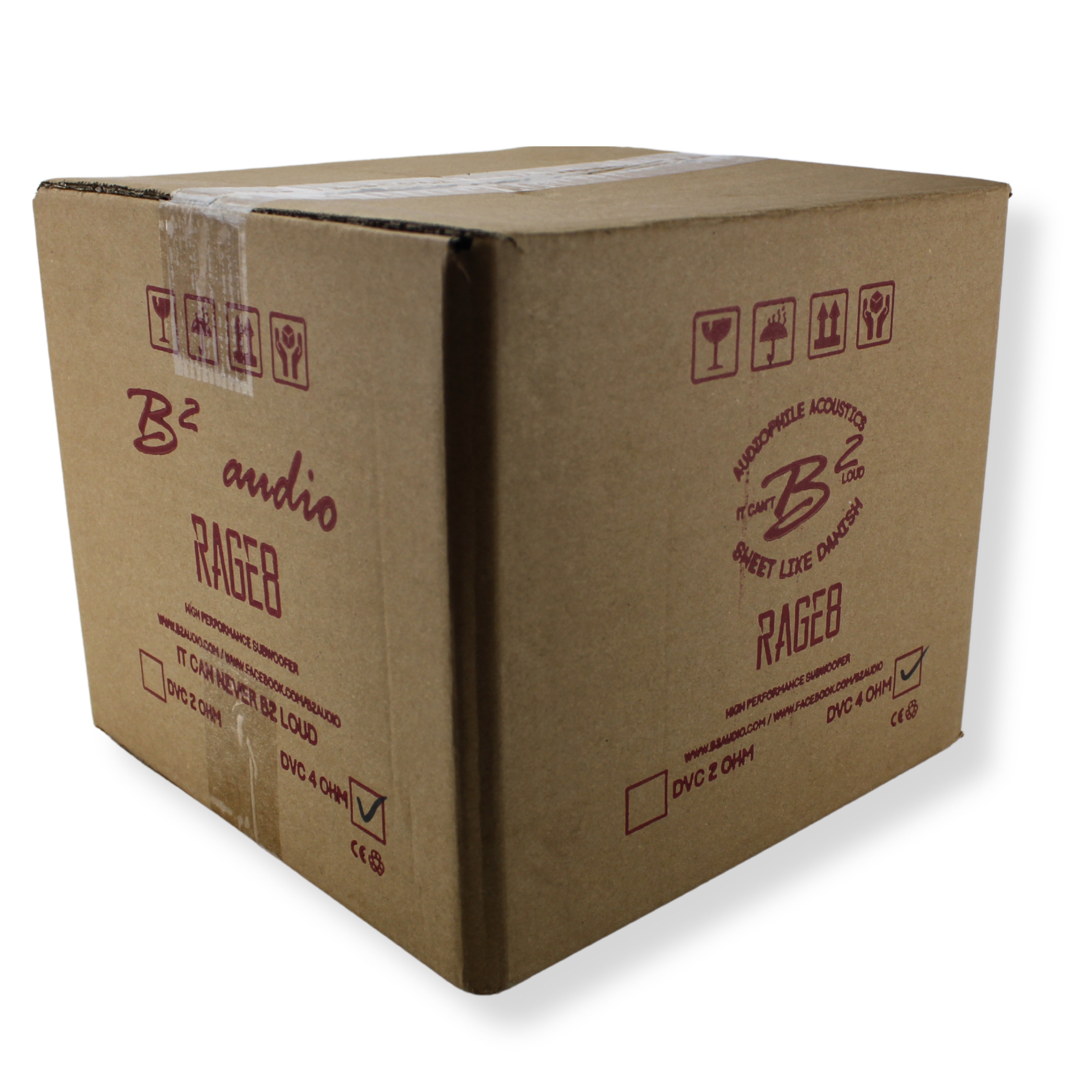 B2 Audio RAGE8 V2 8" Subwoofer 500W RMS Dual 4 Ohm — image 8