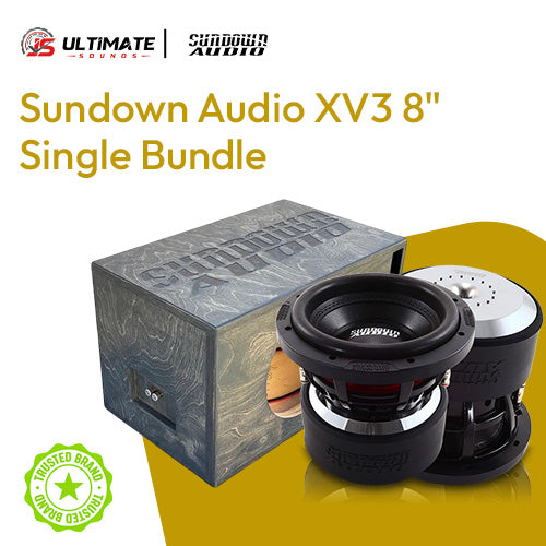 Sundown Audio XV3 8 inch Single Bundle (Baltic Birch)