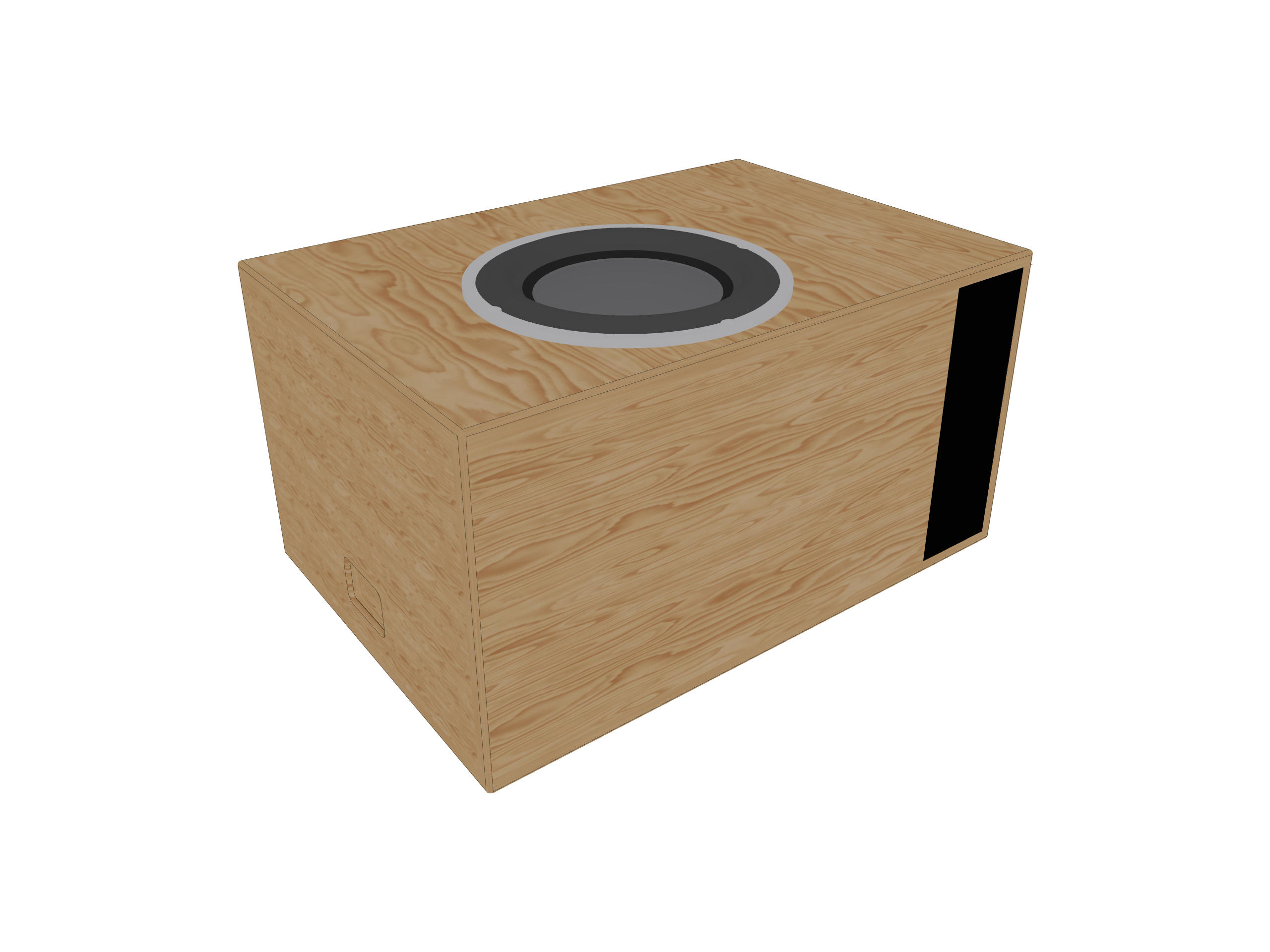 Kicker L7X 18" Single Ported Subwoofer Enclosure — 7.5 cu ft @ 28.0Hz