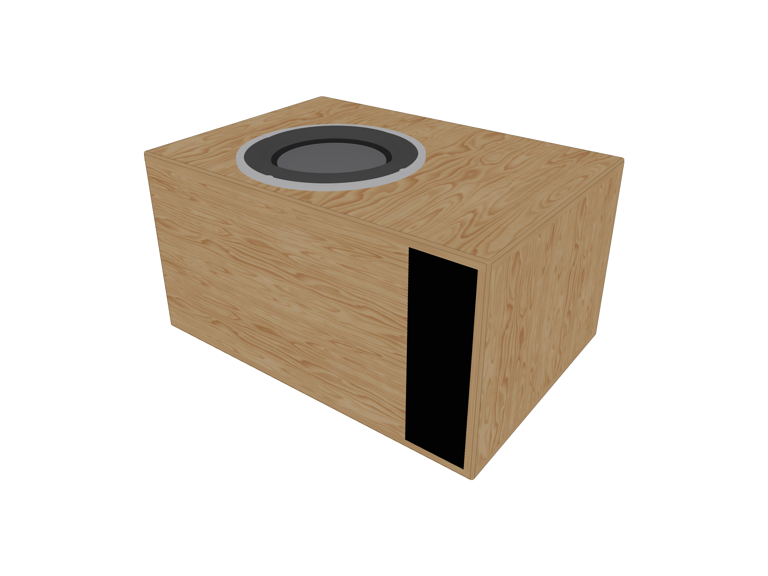Kicker L7X 18" Single Ported Subwoofer Enclosure — 7.5 cu ft @ 28.0Hz