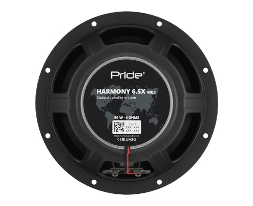 Pride Audio Harmony 6.5X v2 2-Way Coaxial Speakers 80W RMS (Pair) — view 5