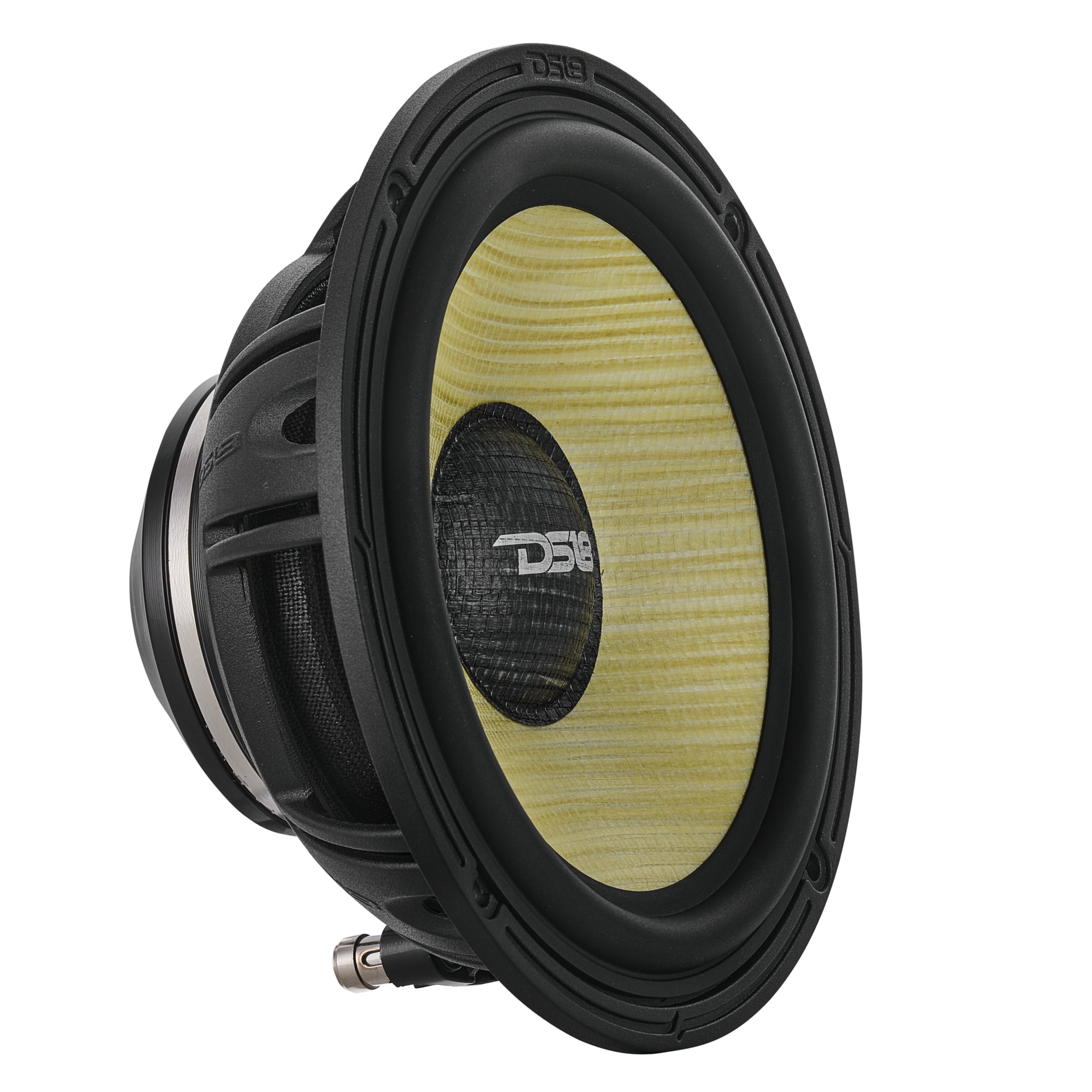 DS18 DXQ 6.5" 3-Way Component Speaker Set with Neodymium Magnet and Yellow Straw + Composite Foam Cone | | 180W RMS 4-Ohm