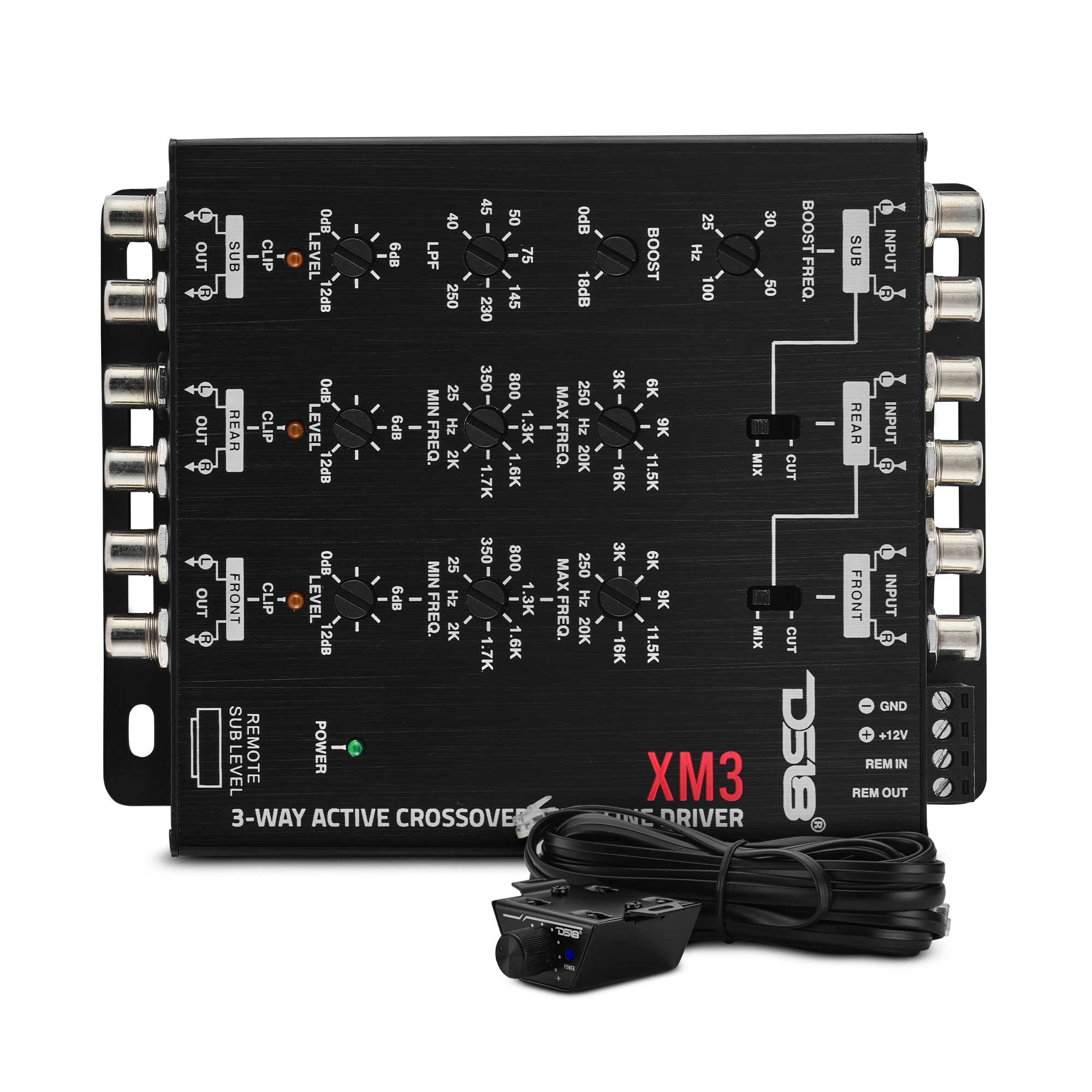 DS18 3-Way Active Crossover With Line Driver