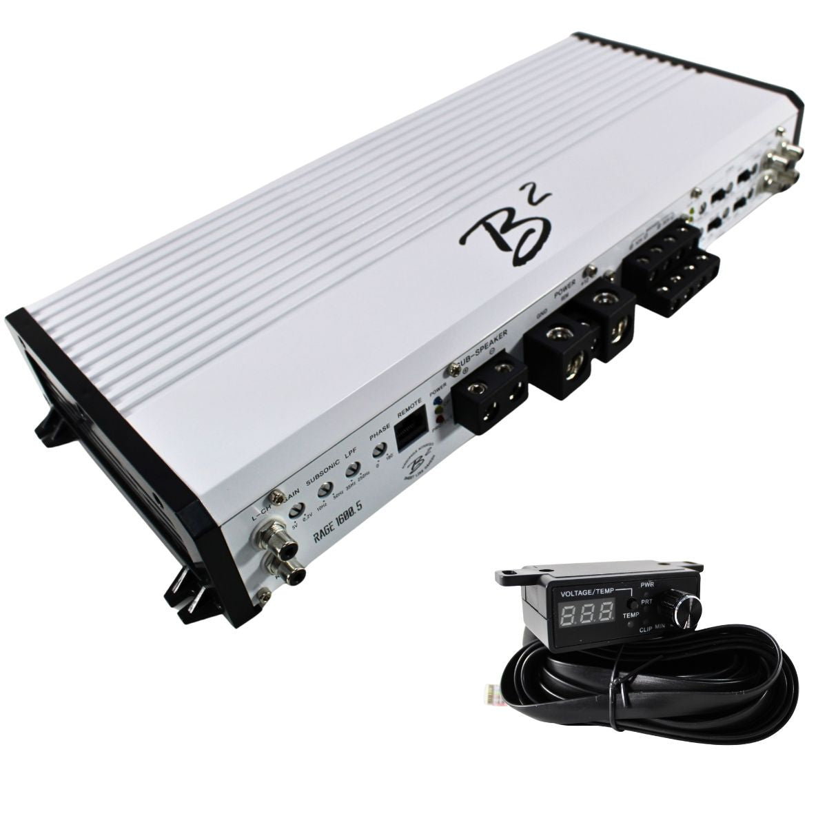 B2 Audio RAGE 1600.5 Class D 5-Channel Amplifier 1600W RMS