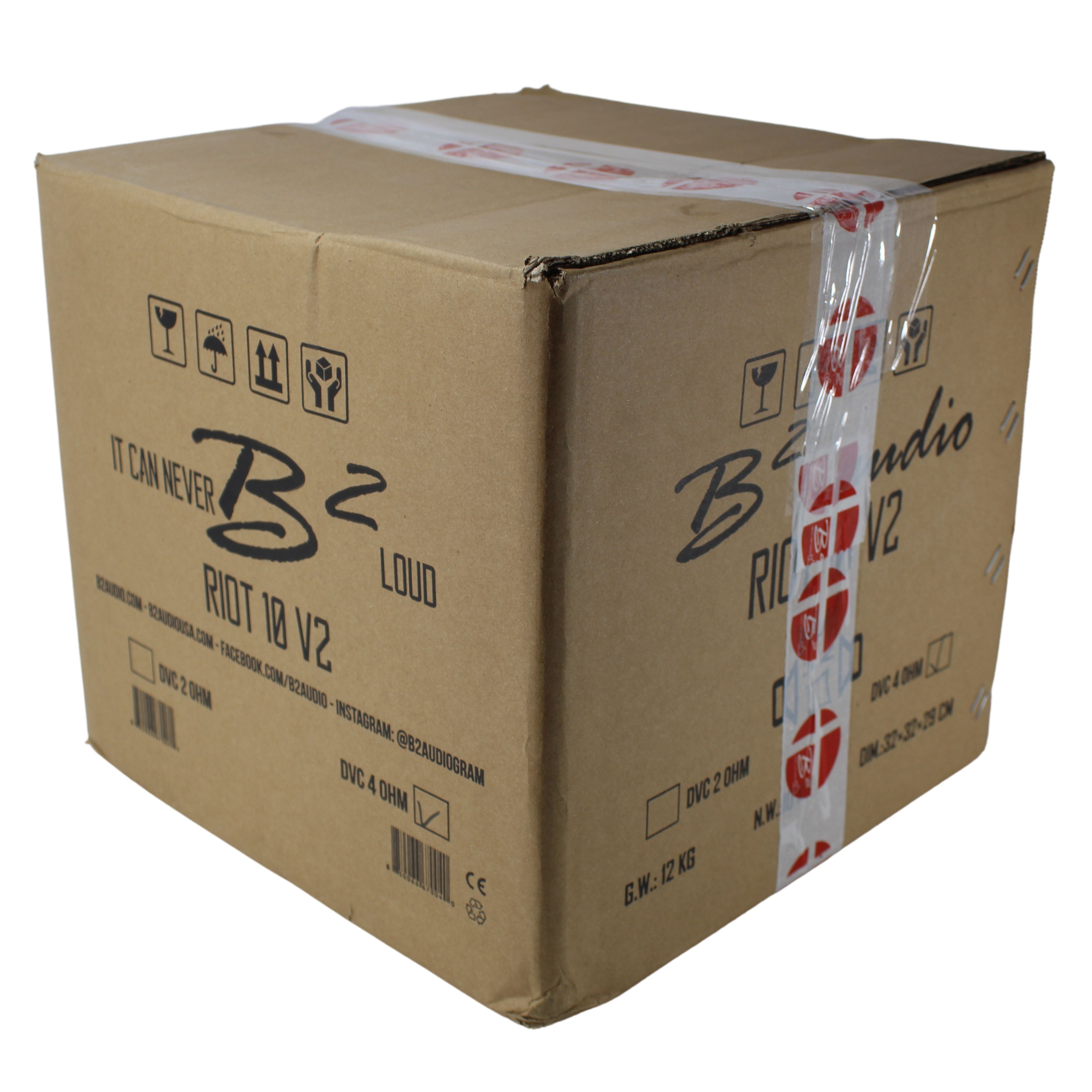 B2 Audio RIOT10 V2 10" Subwoofer 750W RMS Dual 4 Ohm — image 6