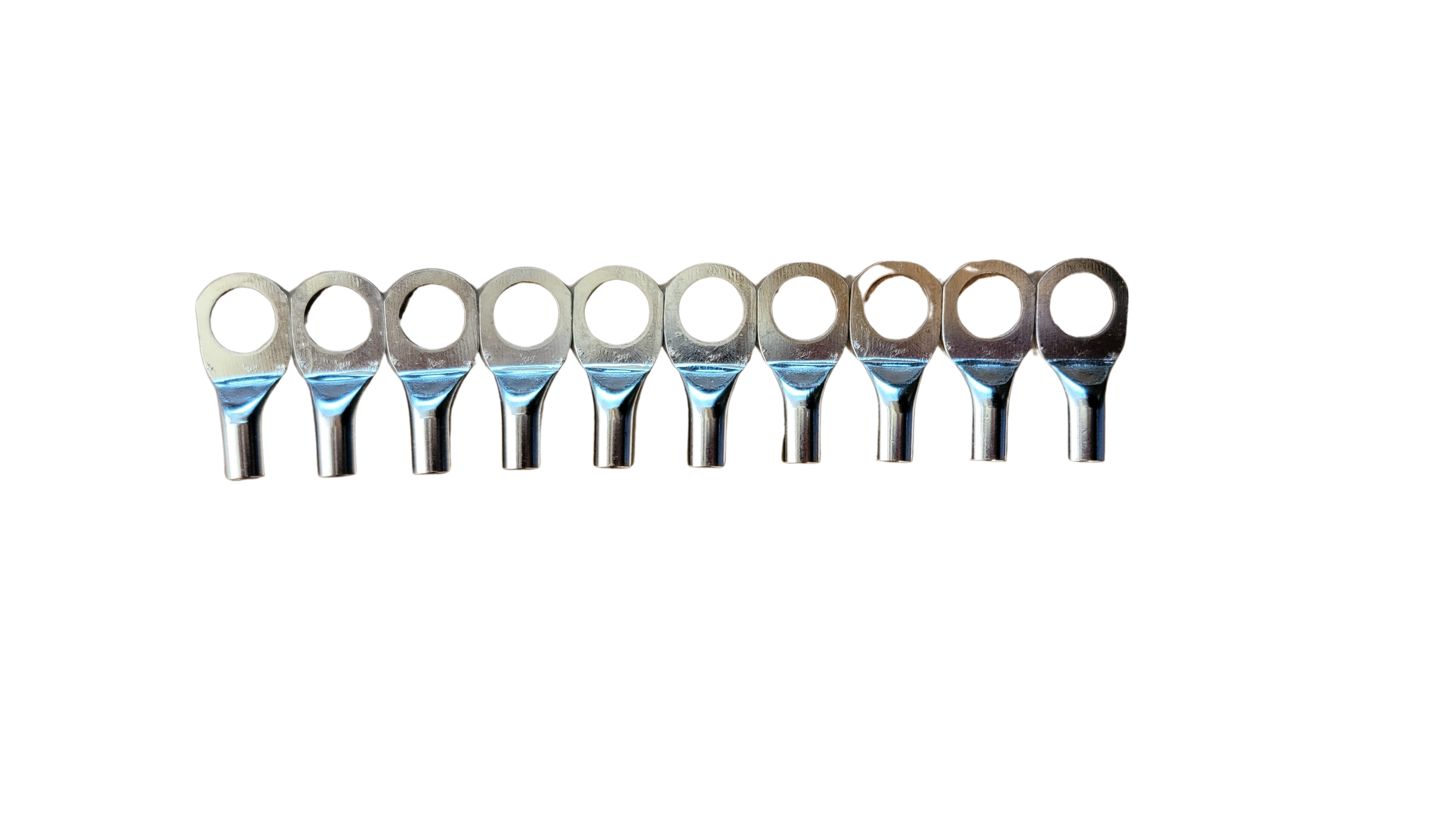 DC Audio 8 AWG 10mm Ring Terminals w/ Heat Shrink (10-Pack)