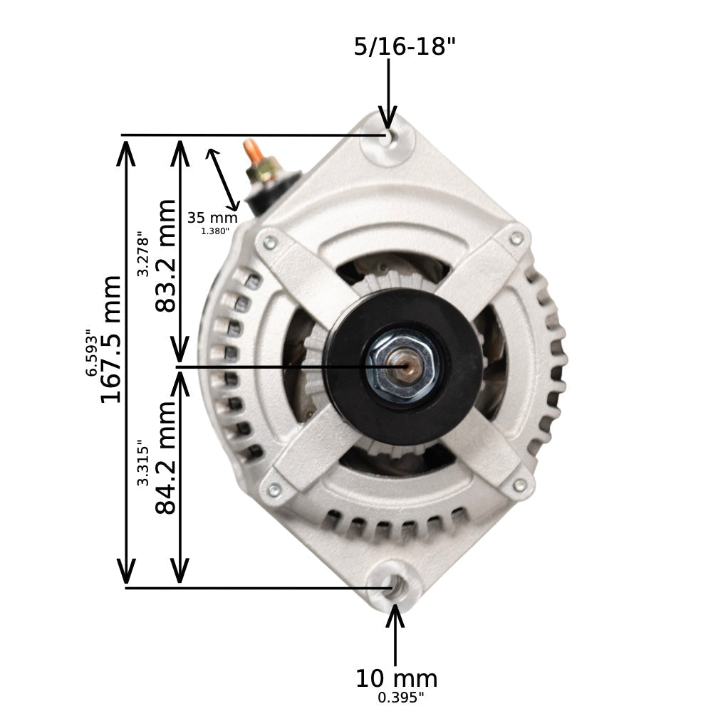1970-1972 Chevrolet P20 Van V8 5.7L 12si High Output Alternator