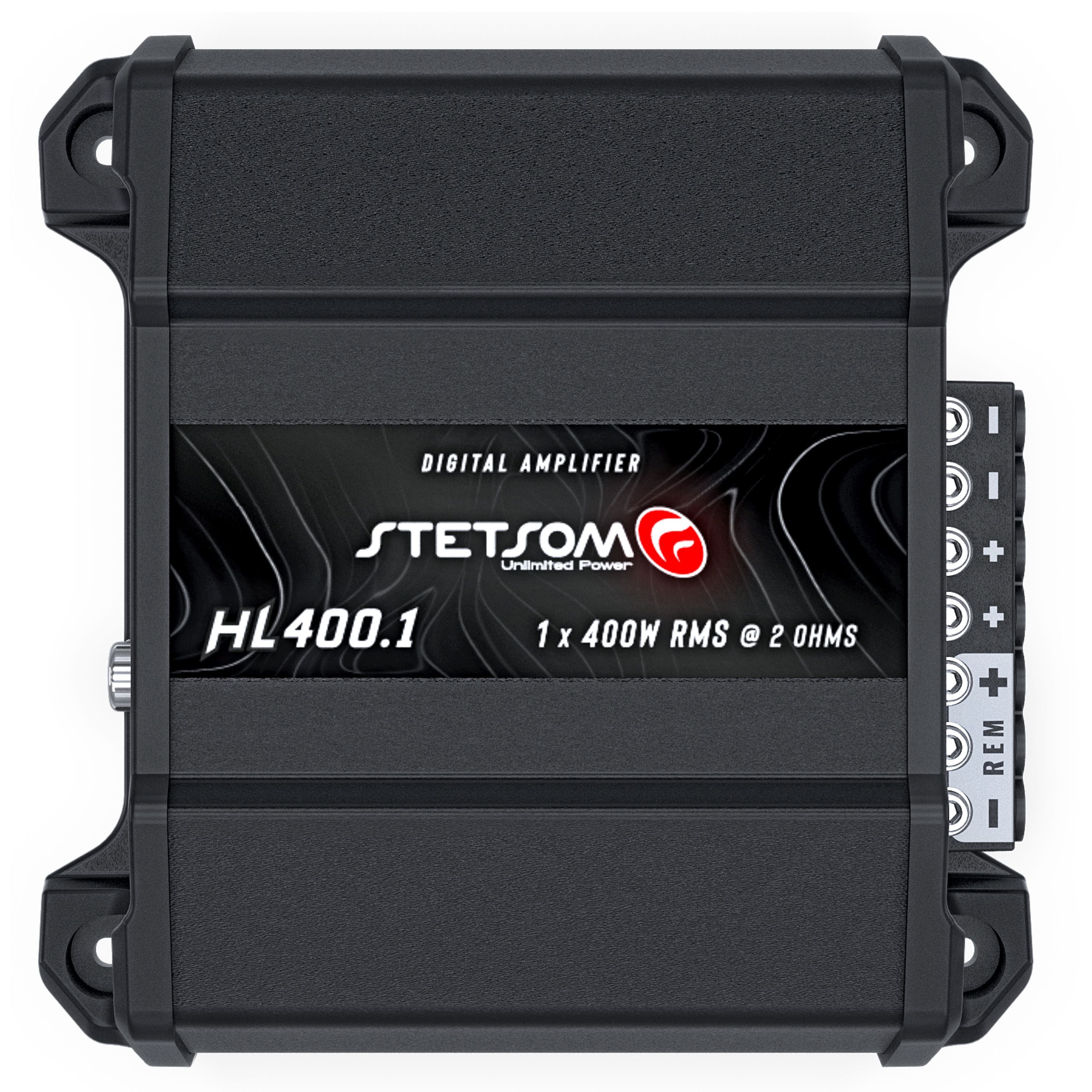 Stetsom HL 400.1 Class D Full Range Amplifier 1 Channel 400 Watts, RCA Input and High Wire Input, Variable Crossover - 2