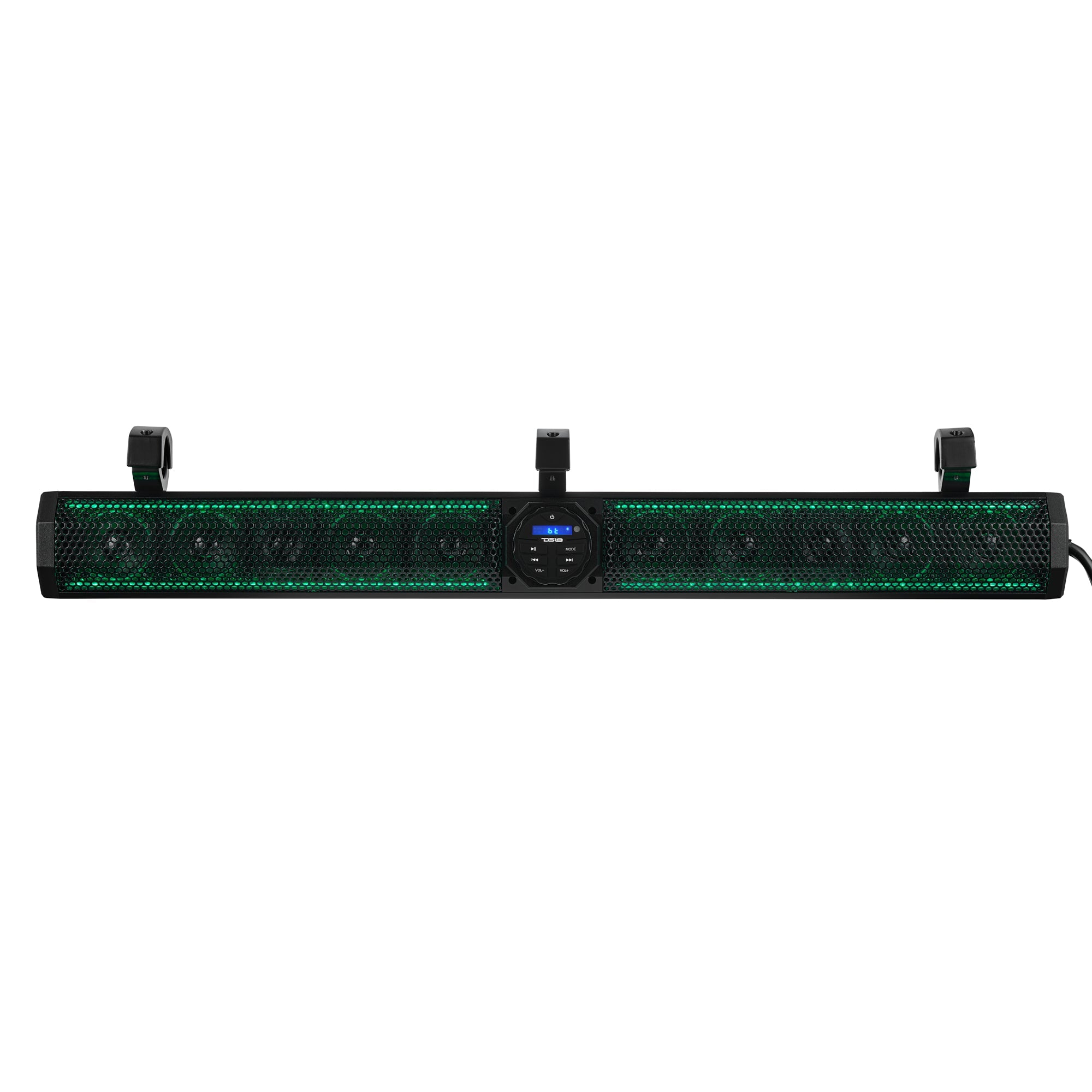 DS18 37" Marine Amplified Soundbar with Bluetooth USB & RGB Lighting 10 Speakers 1200 Watts