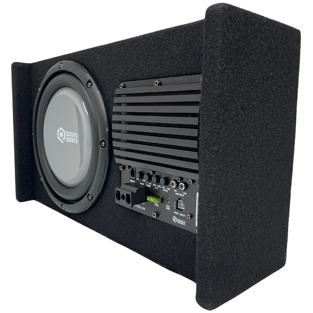 SoundQubed 10" Loaded Ported Subwoofer Enclosure
