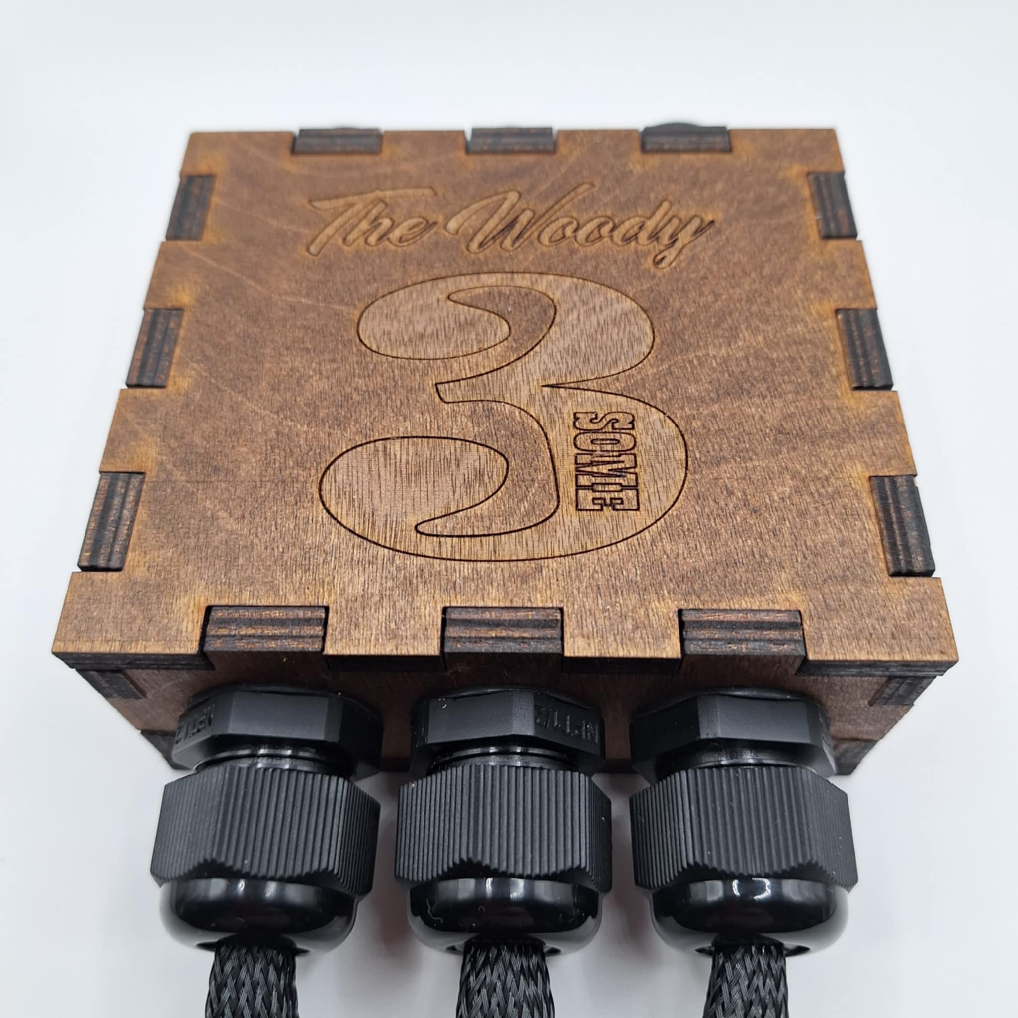 315 Custom Audio The Woody 3-Some Triple Bass Knob