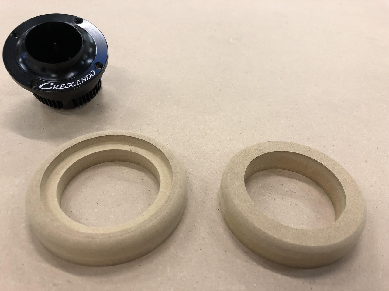 Down4Sound 3" MDF Tweeter Rings (pair)