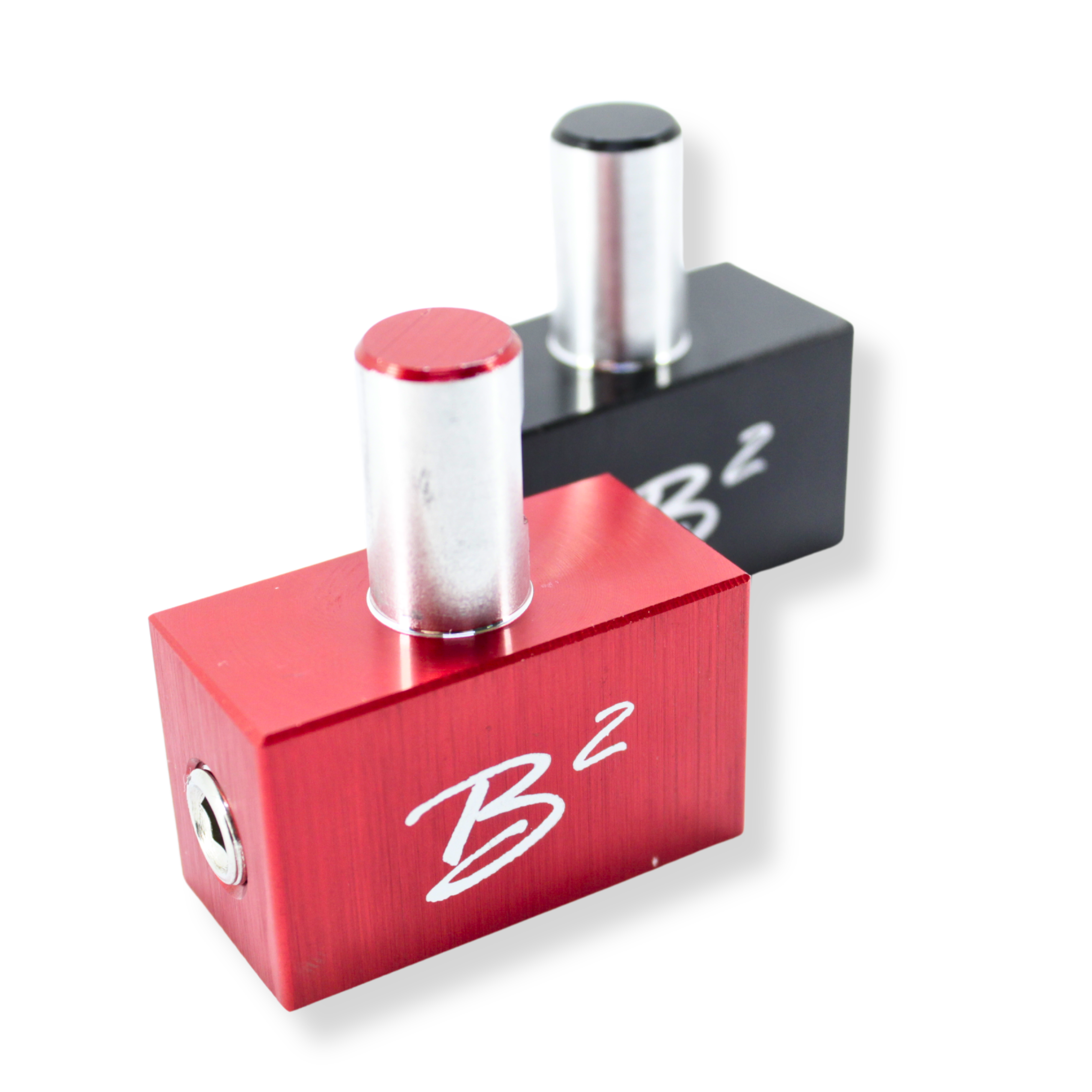 B2 Audio Pair of Dual 0GA to 0GA Amplifier Inputs With Anodized Finish and B2 logo engraved