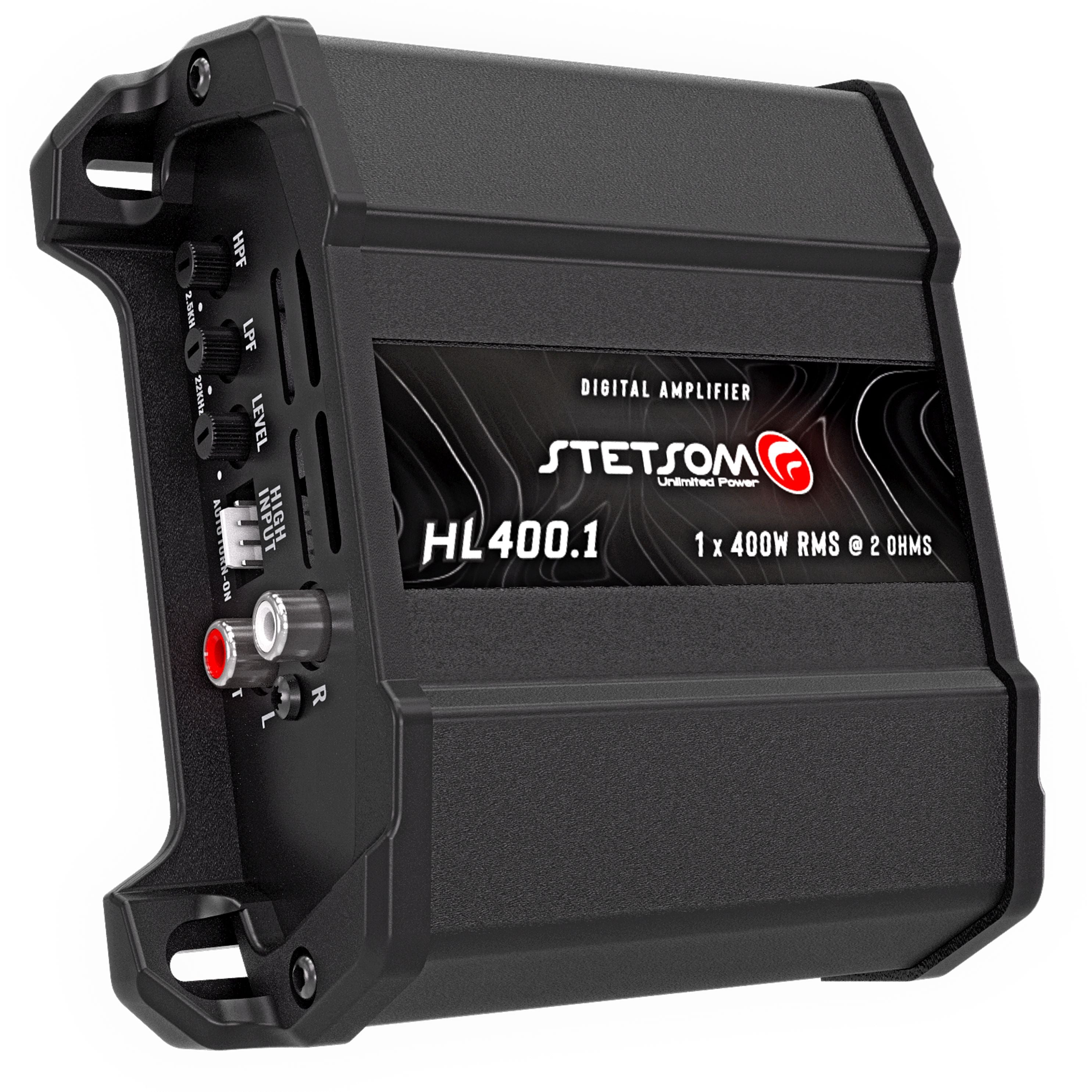 Stetsom HL 400.1 Class D Full Range Amplifier 1 Channel 400 Watts, RCA Input and High Wire Input, Variable Crossover - 2