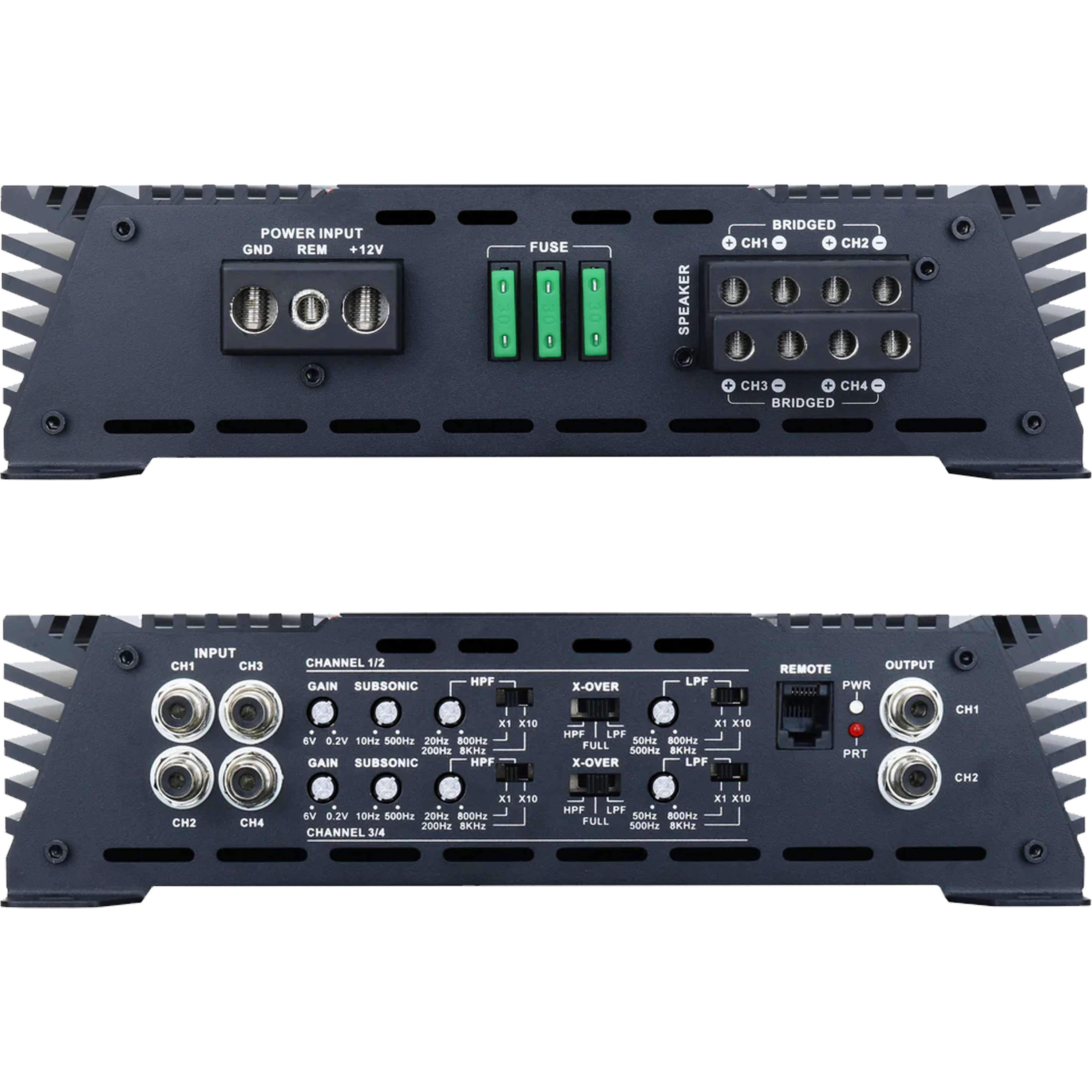 Synergy Audio SYN Series 150.4D 4-Channel Amplifier — 150W x 4 RMS