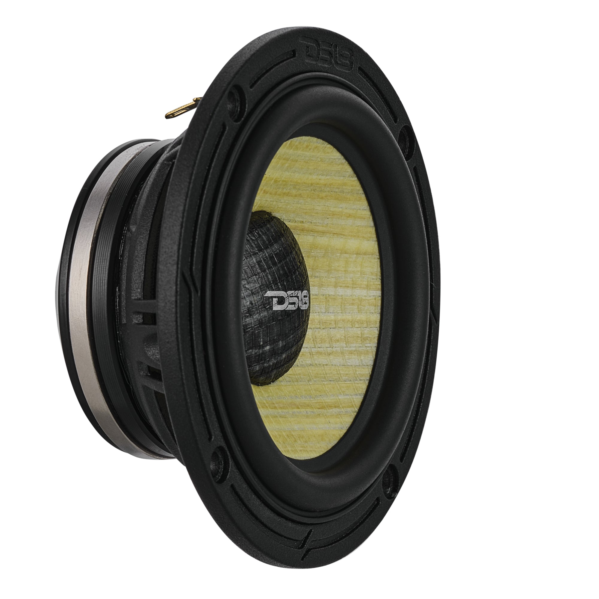DS18 DXQ 6.5" 3-Way Component Speaker Set with Neodymium Magnet and Yellow Straw + Composite Foam Cone | | 180W RMS 4-Ohm