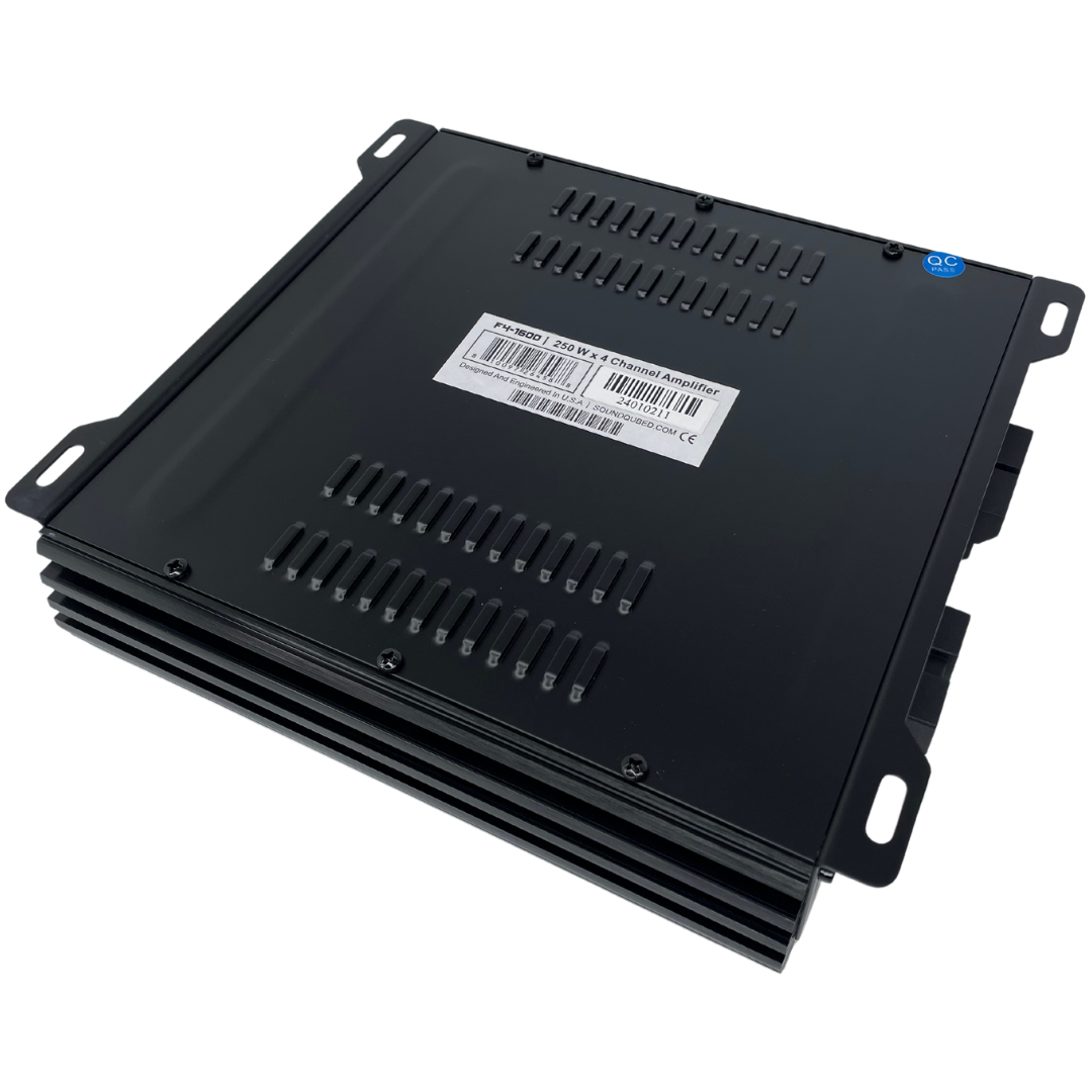 SoundQubed F4-1600 1600W 4-Channel Car Amplifier