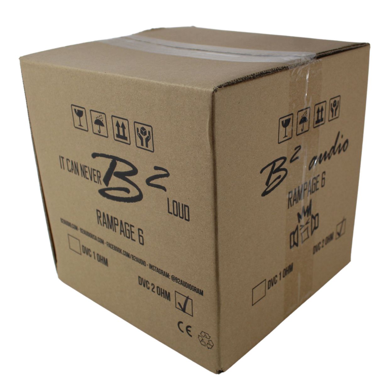 B2 Audio RAMPAGE6 6.5" Subwoofer 1000W RMS Dual 2 Ohm — image 6
